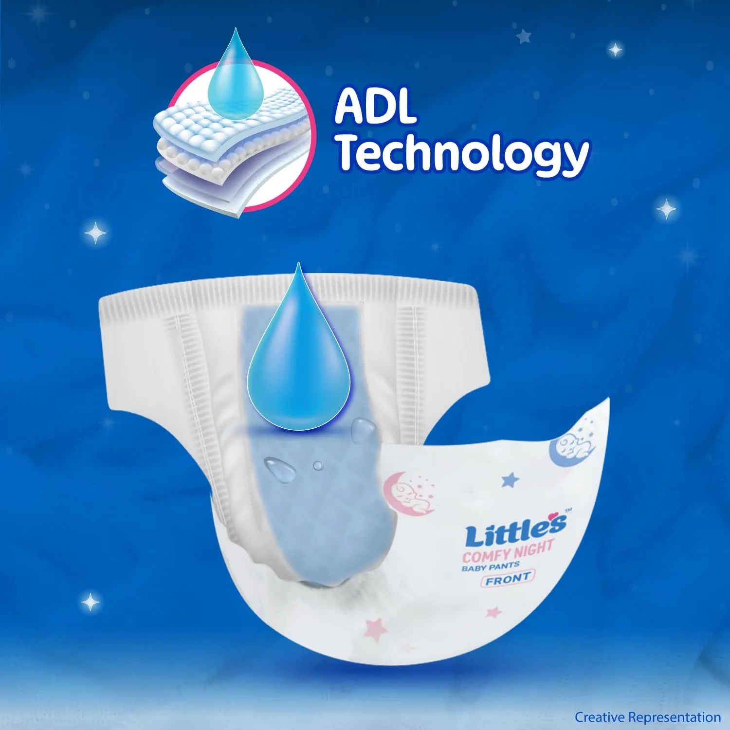 Little’s Baby Diapers S Size - view 4