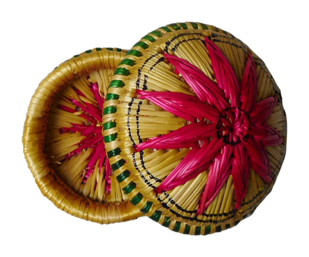 In-Depth Review: best sikki grass craft - Nutan Creations Handmade Sikki Grass Panvatti Box Multi-Color – Eco-Friendly – Lightweight and D 4 Nutan Creations Handmade - view 3