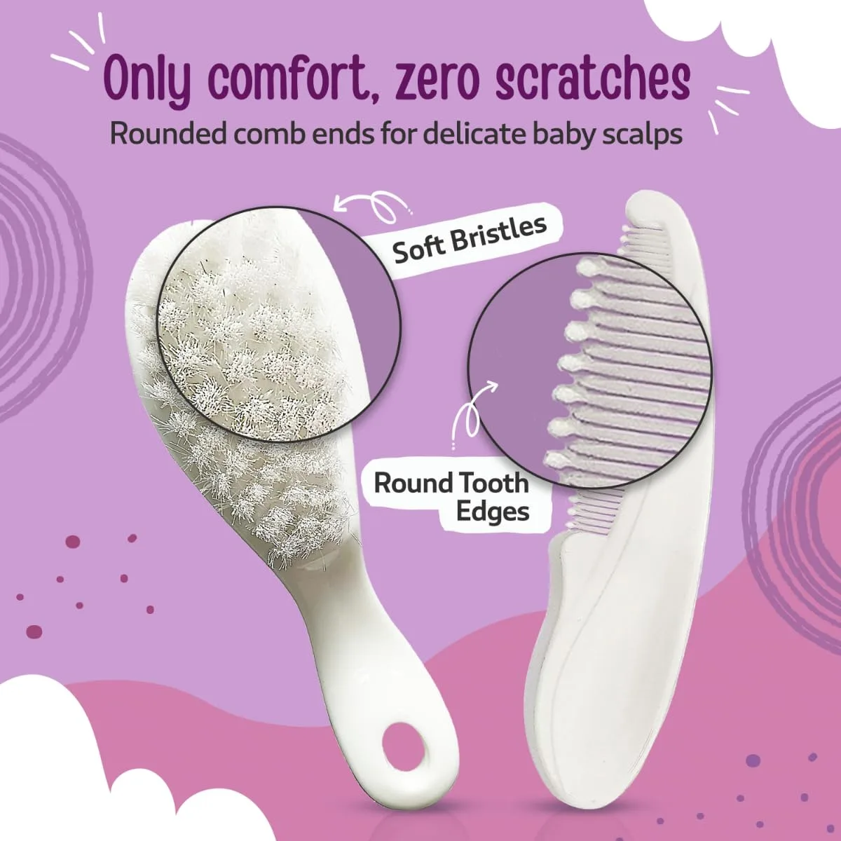 LuvLap Elegant Baby Comb & - view 2