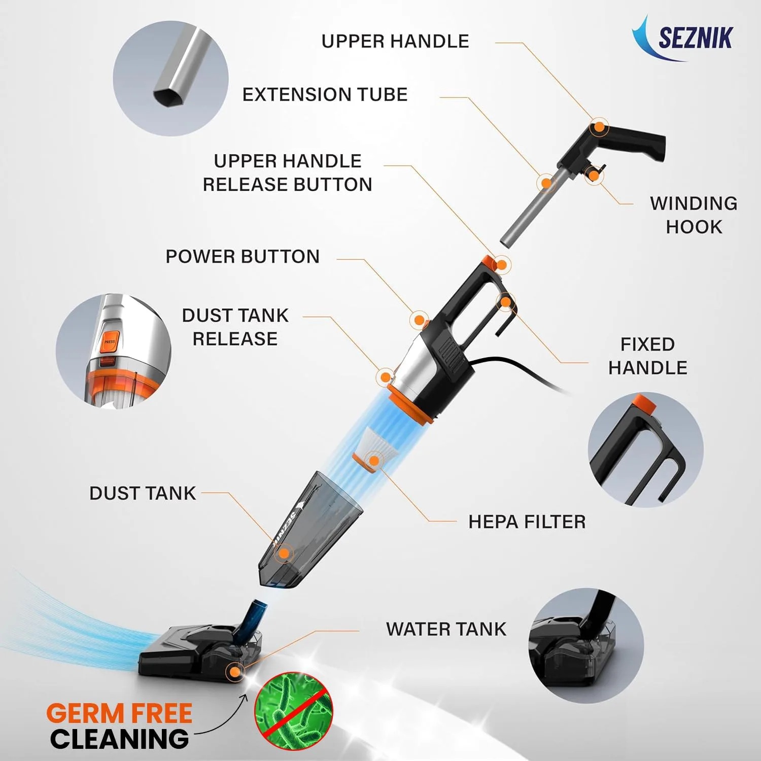 SEZNIK Vacuum Cleaner for - view 6