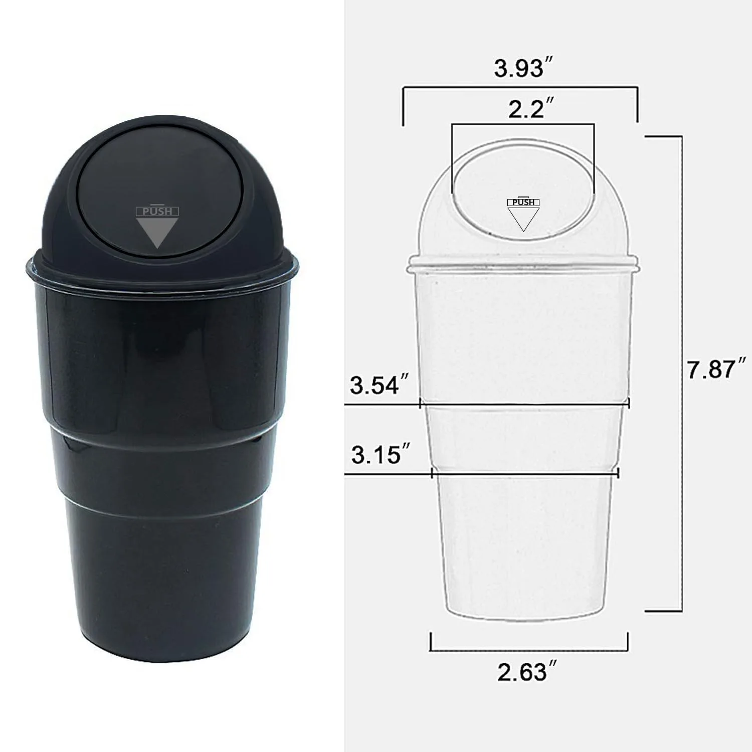 In-Depth Review: best travel car organizer - Oblivion Car Dustbin 2 Pc – Waste Management Bin for Car, Office, Home & Vehicle – Car Accessori 5 best travel car organizer view 3