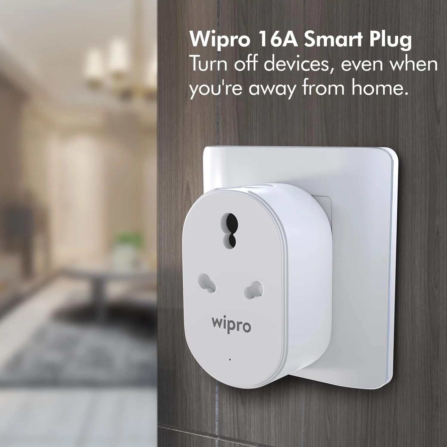 In-Depth Review: best smart plug wifi - Wipro 16A Wi-Fi Smart Plug with Energy Monitoring- Suitable for Large Appliances like Geysers, Microwave Ovens 4 Wipro 16A Wi-Fi Smart Plu - view 3