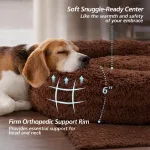 ZEXSAZONE Round Donut Pet Bed - view 2