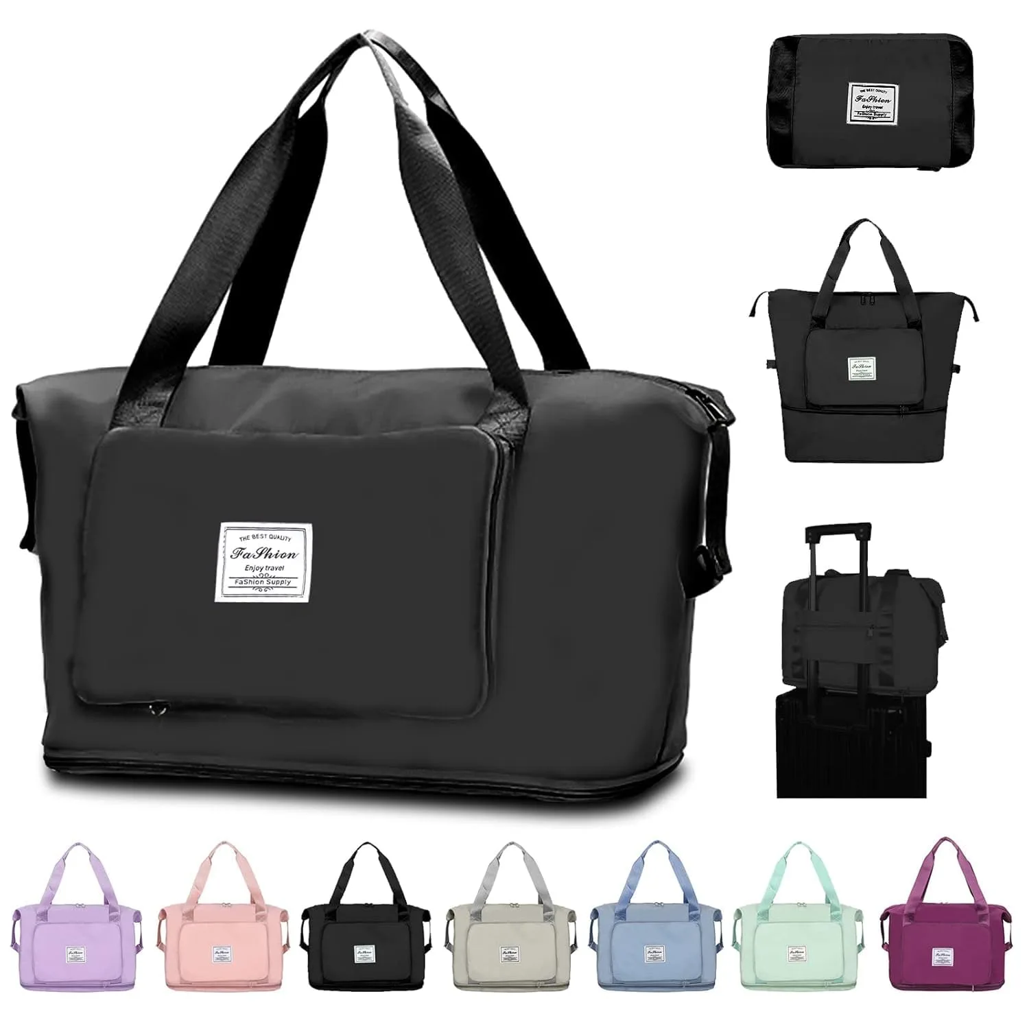 best travel wet dry bag - Large Capacity Folding Travel Tote 1 best travel wet dry bag