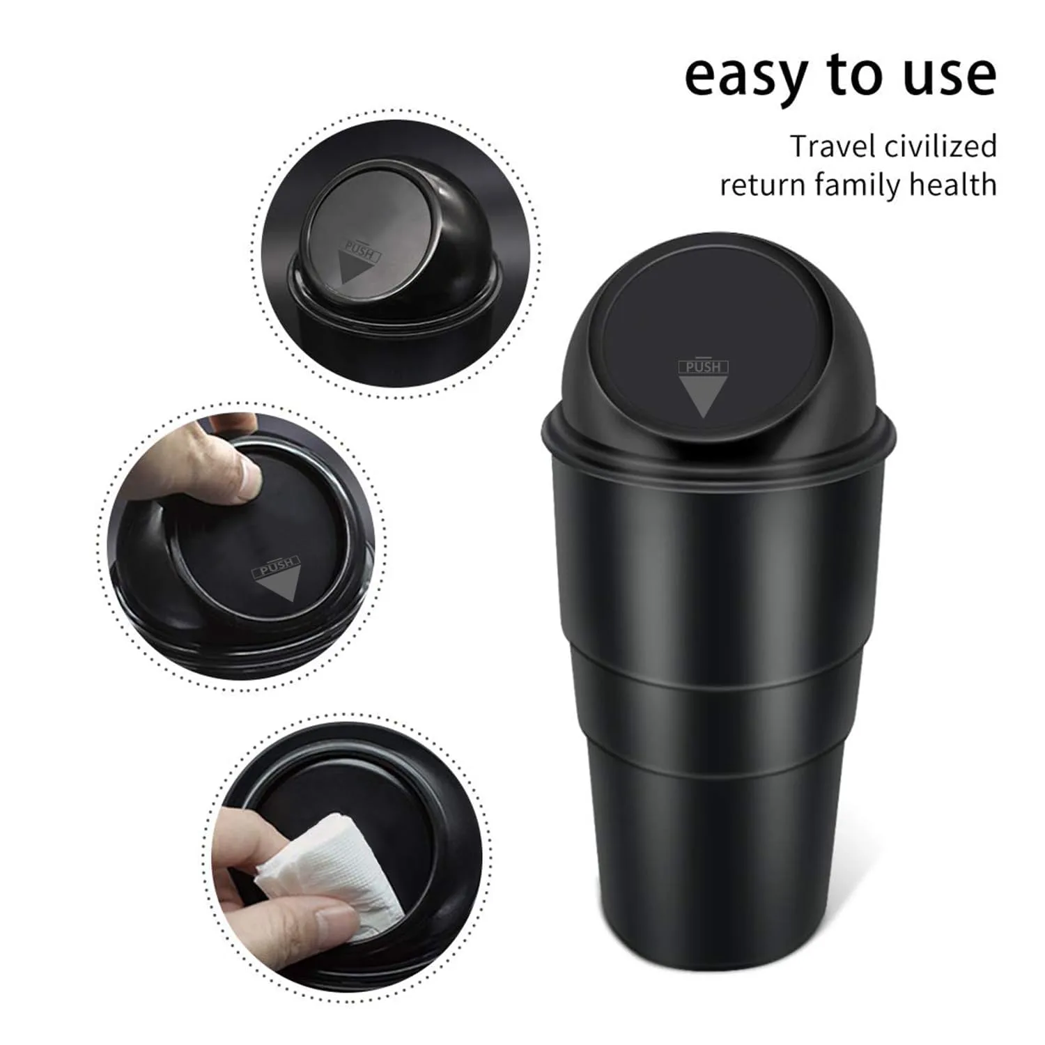 In-Depth Review: best travel car organizer - Oblivion Car Dustbin 2 Pc – Waste Management Bin for Car, Office, Home & Vehicle – Car Accessori 4 best travel car organizer view 2