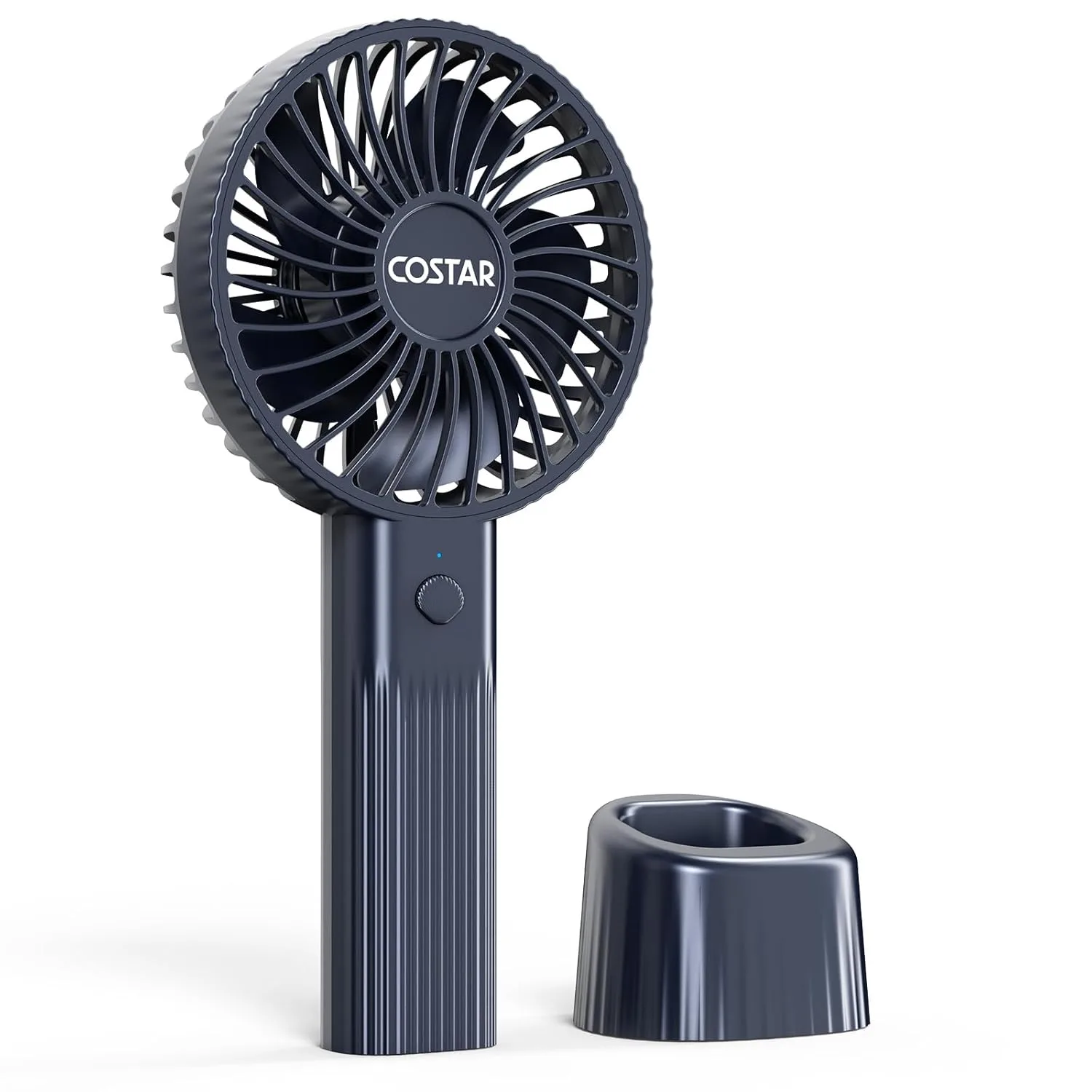 In-Depth Review: best travel handheld fan - COSTAR Handheld Fan, Brushless Motor Portable Hand Fan with Base, 3 Speeds USB Fan, 1800mAh Battery Rechar 2 best travel handheld fan