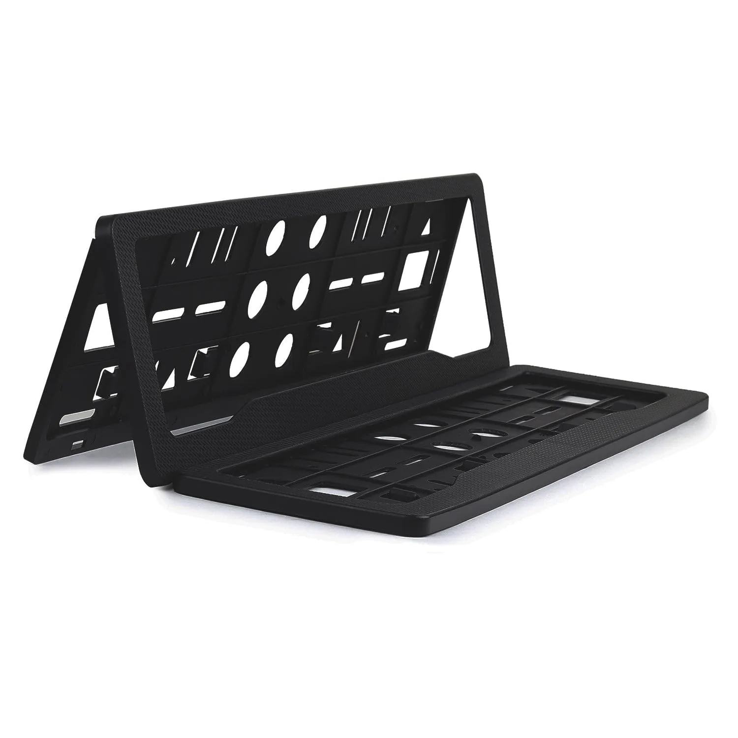 In-Depth Review: best car number plate frame - KINGSWAY® Black Car Number Plate Frames (Front and Rear), Brick Design Car Registration Plate Holders 3 KINGSWAY® Black Car Number Pl - view 2