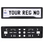 KINGSWAY® Black Car Number Pl - view 3