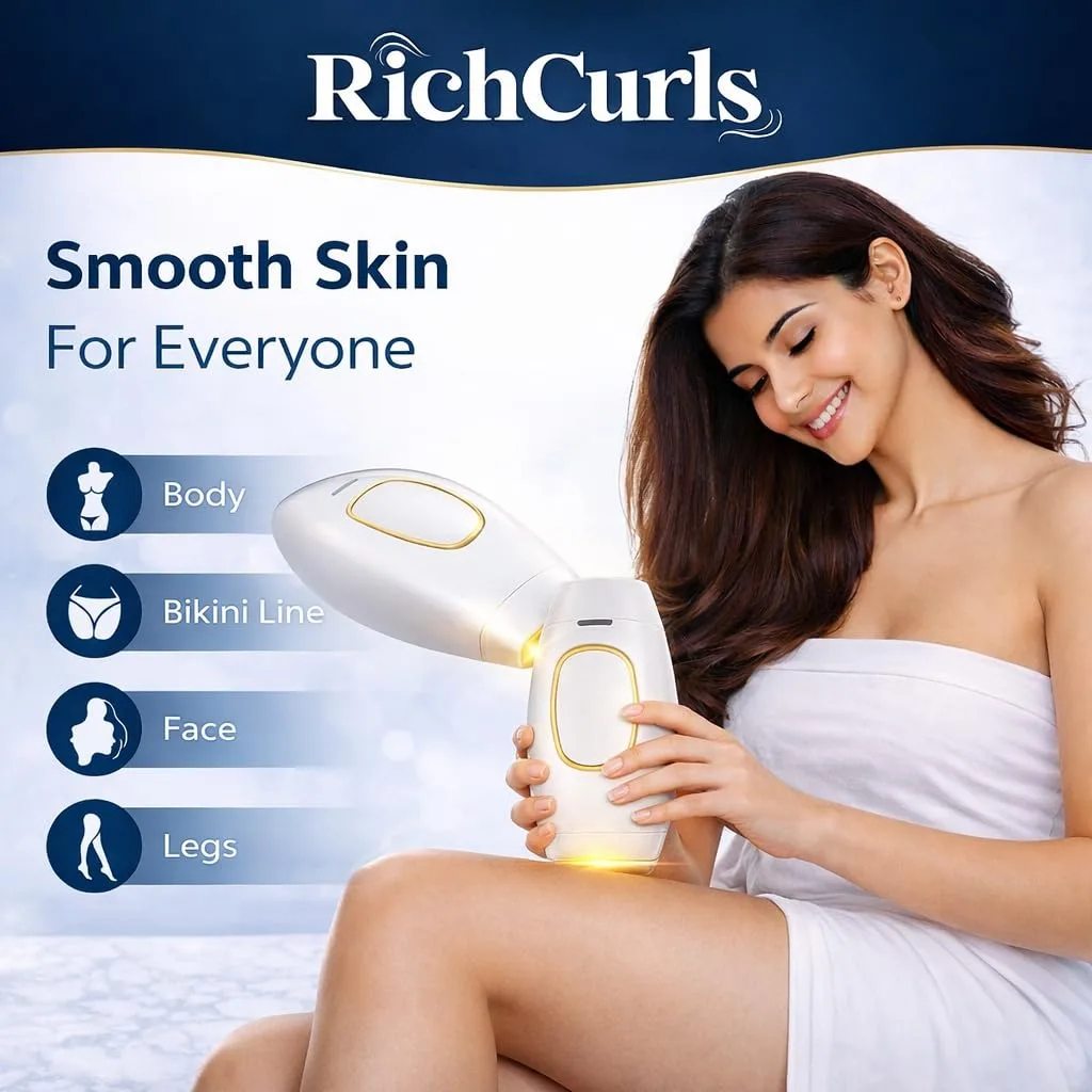 In-Depth Review: best laser hair removal device - IPL Hair Removal Device for Women & Men, Permanent Hair Reduction | RichCurls IPL hair removal 8 IPL Hair Removal Device - view 7