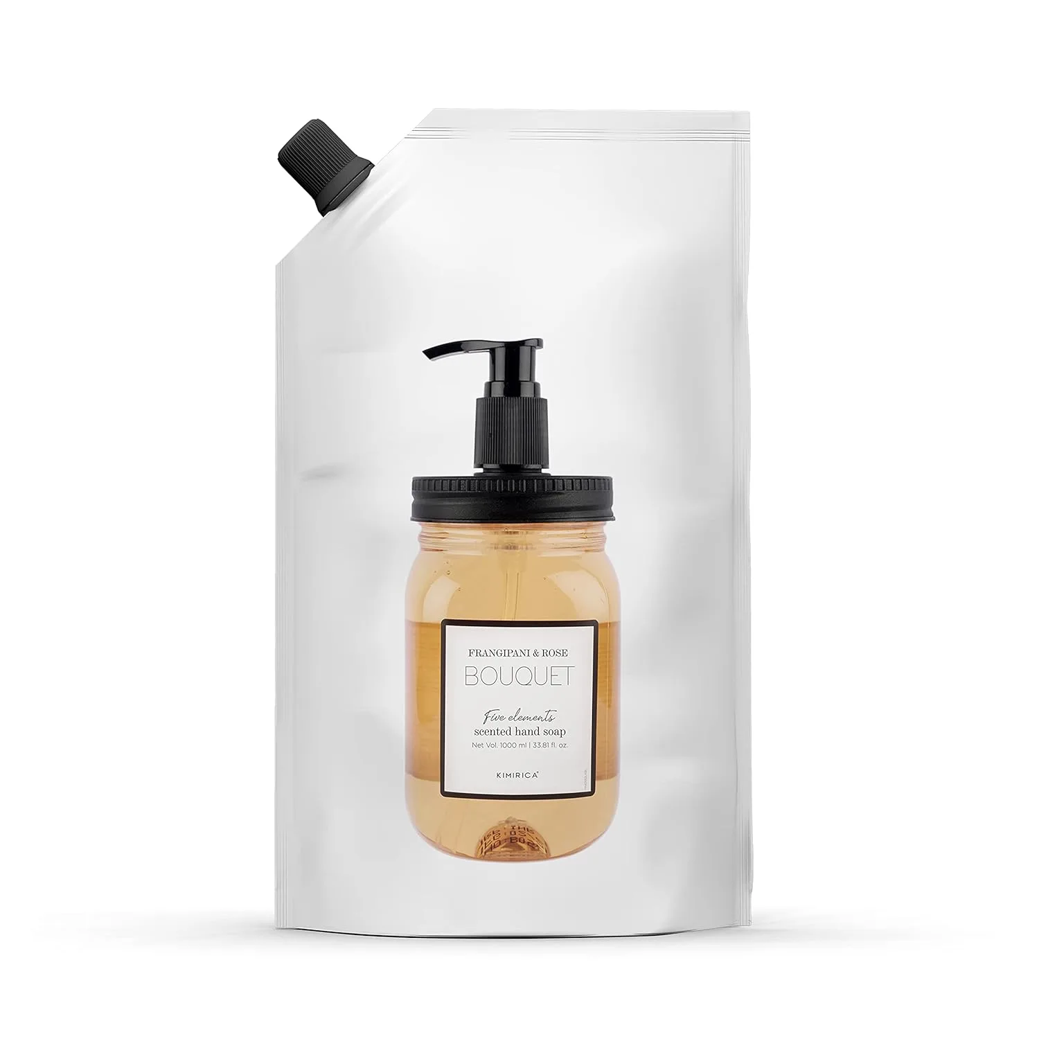 In-Depth Review: best hand wash liquid - Kimirica Bouquet Foaming Liquid Hand Wash Refill Pack with Goodness of Frangipani and Rose, 100% Vegan & 2 best hand wash liquid