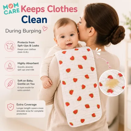 MOM CARE Muslin Burp Cl - view 2