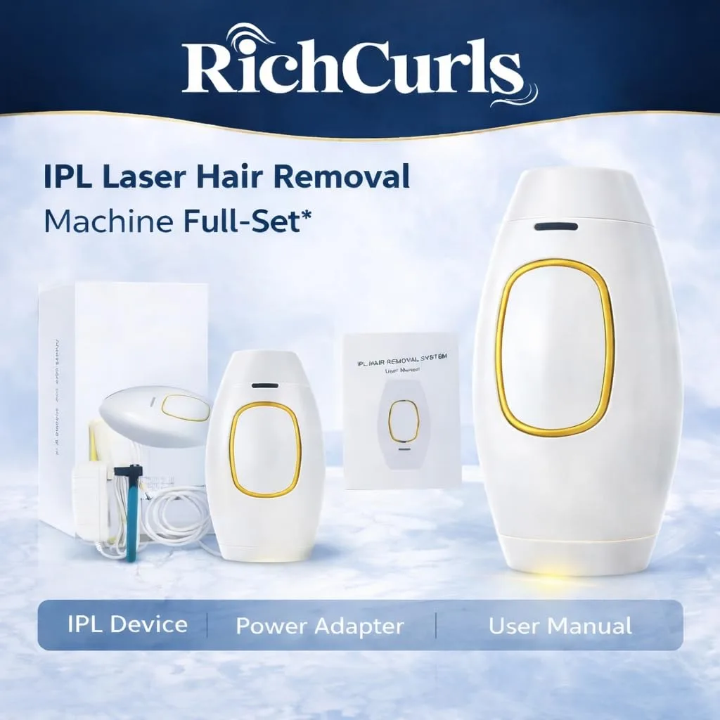 In-Depth Review: best laser hair removal device - IPL Hair Removal Device for Women & Men, Permanent Hair Reduction | RichCurls IPL hair removal 7 IPL Hair Removal Device - view 6
