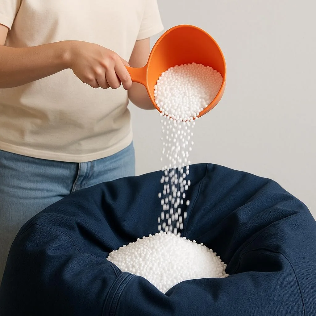 In-Depth Review: best bean bag chair - Velvet Bean Bag with Filled Beans 3XL Bean Bag Chair | Capacity Upto 120 Kg Weight | XXXL Filled Bean Bag Sofa, 6 Velvet Bean Bag with Fille - view 5