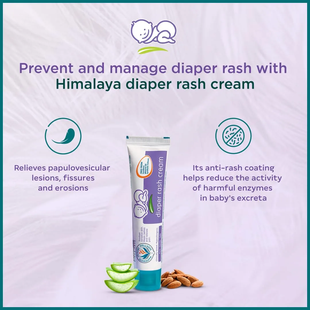 In-Depth Review: best baby diaper rash cream - Himalaya Baby Diaper Rash Cream (100g) | Relieves Rashes, reduces Redness & Irritation | With Aloe 5 Himalaya Baby Diaper Rash Cr - view 4