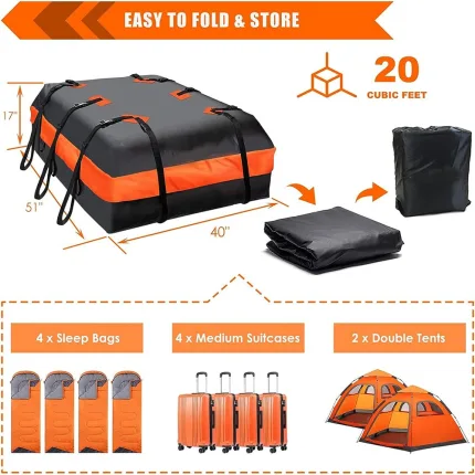Automaze Car Roof Bag Roofto - view 2
