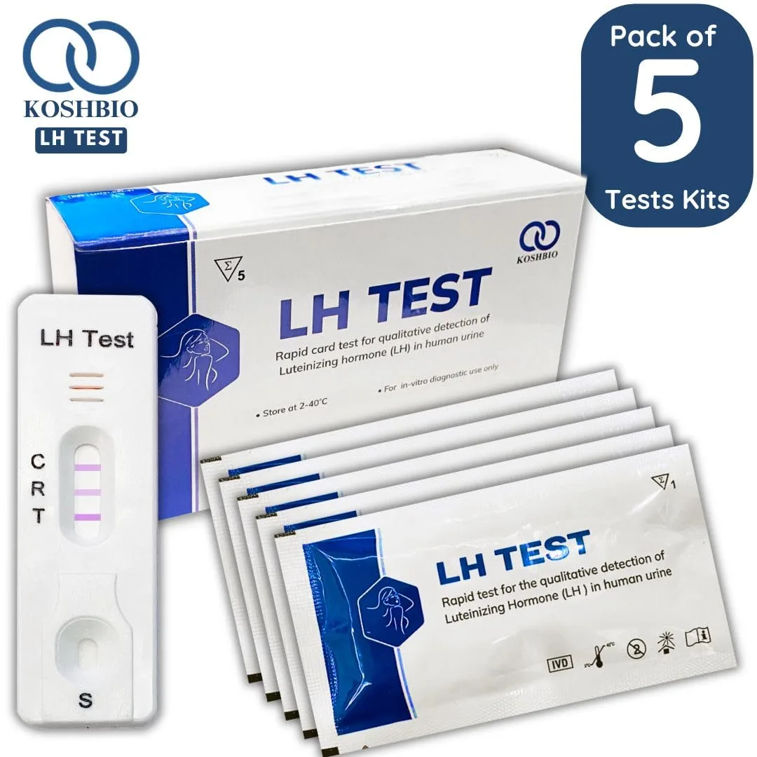 In-Depth Review: best ovulation test kit - Koshbio Ovulation Test Kit LH Rapidtest for women to check fertile days (PACK OF 5) | | best ovulation test 10 Koshbio Ovulation Test Kit - view 9