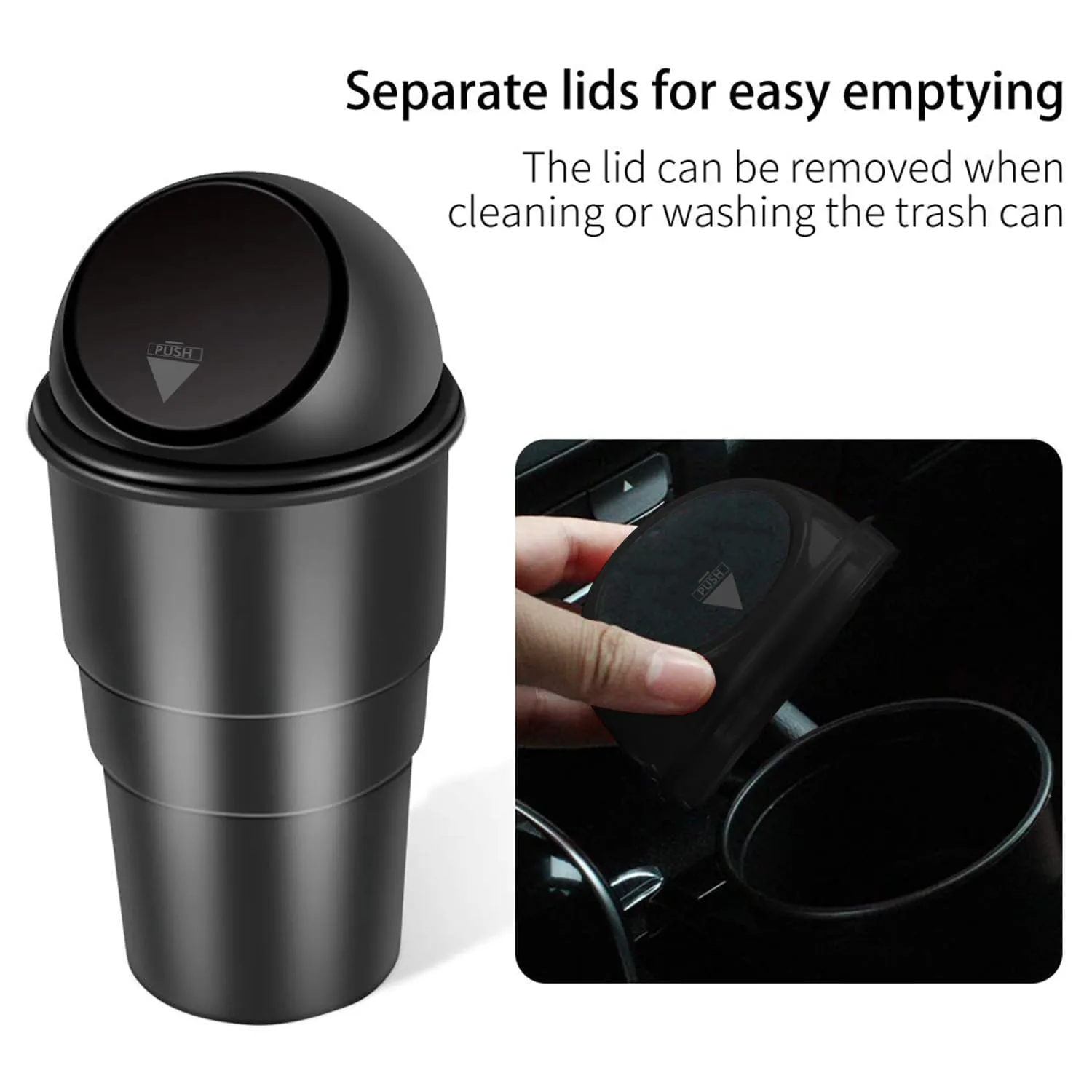 In-Depth Review: best travel car organizer - Oblivion Car Dustbin 2 Pc – Waste Management Bin for Car, Office, Home & Vehicle – Car Accessori 6 best travel car organizer view 4