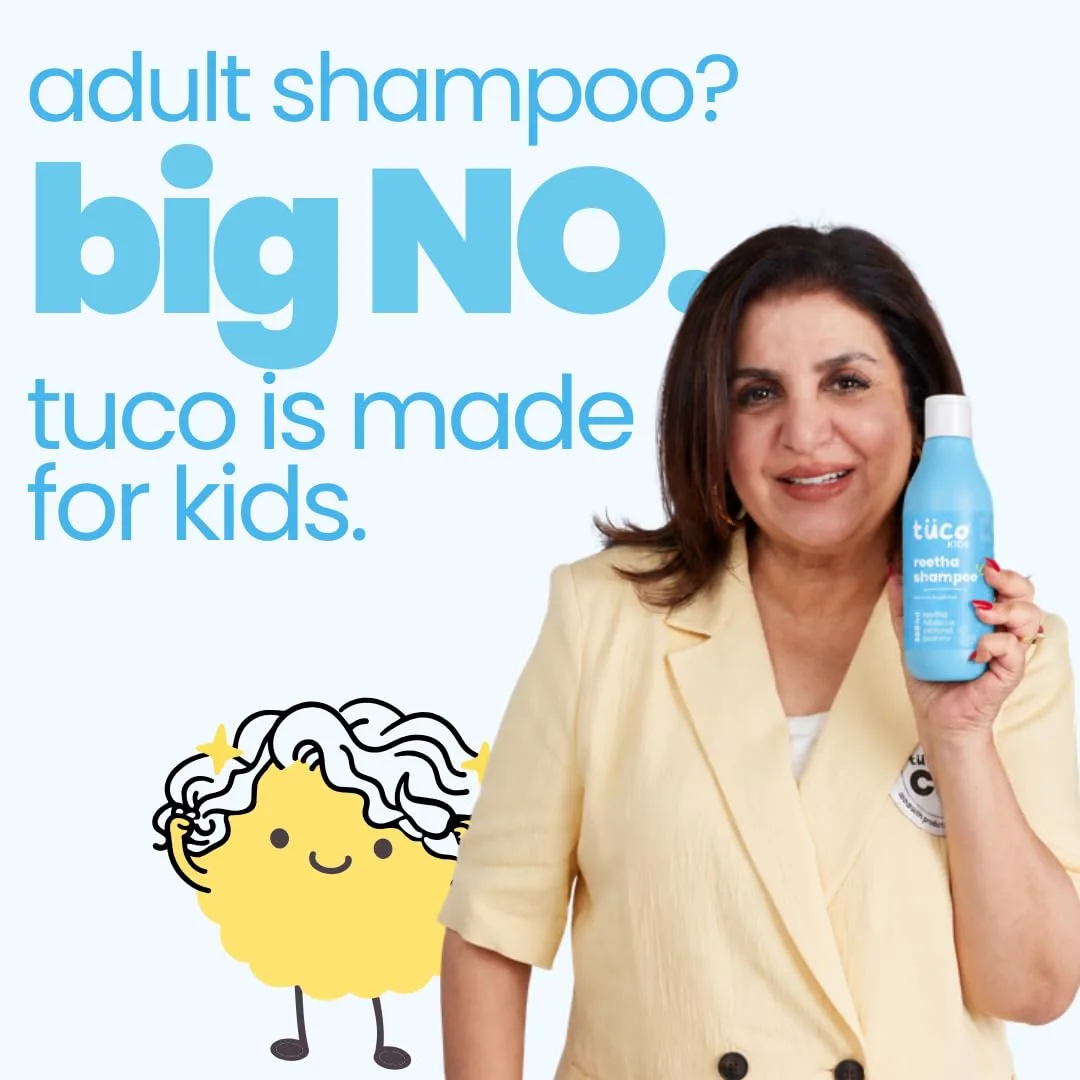best kids shampoo - Tuco Kids Mild Shampoo for Kids, Soapnut 2 Tuco Kids Mild Shampoo f - view 2