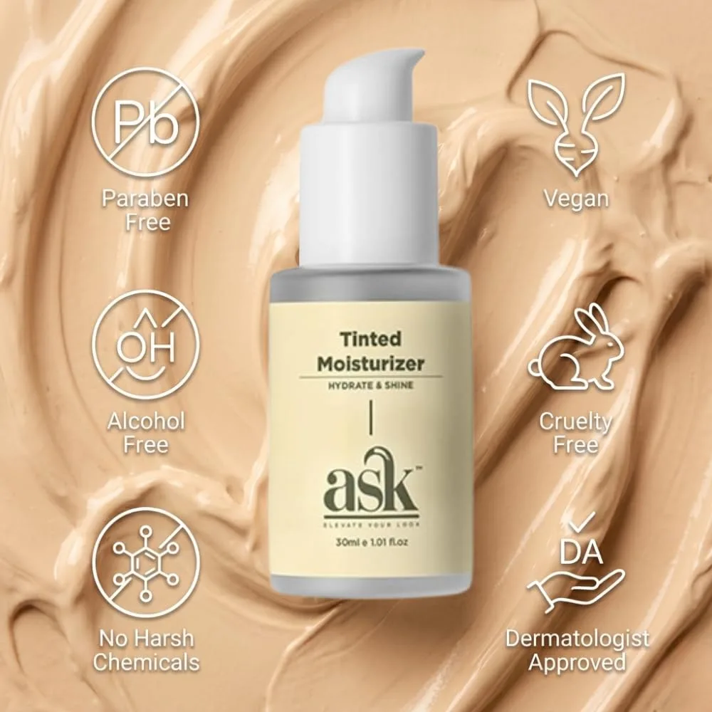 In-Depth Review: best bb cream - ASK Tinted Moisturizer Cream for Men 30ml | BB Cream | Improves Uneven Skin Tone | Lightweight | Non-Greasy | Hydrati 8 ASK Tinted Moisturizer - view 7