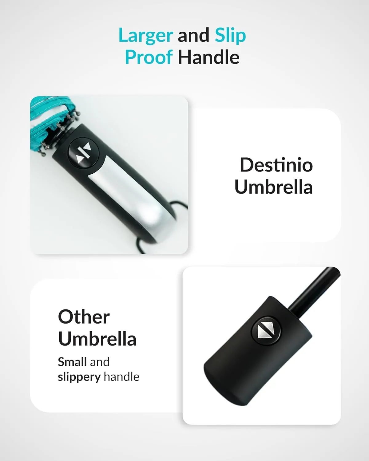 In-Depth Review: best travel umbrella compact - Destinio Umbrella for Women, Umbrella for Men – Automatic 3 Fold Windproof for Travel with Auto 6 Destinio Umbrella for Women, - view 5