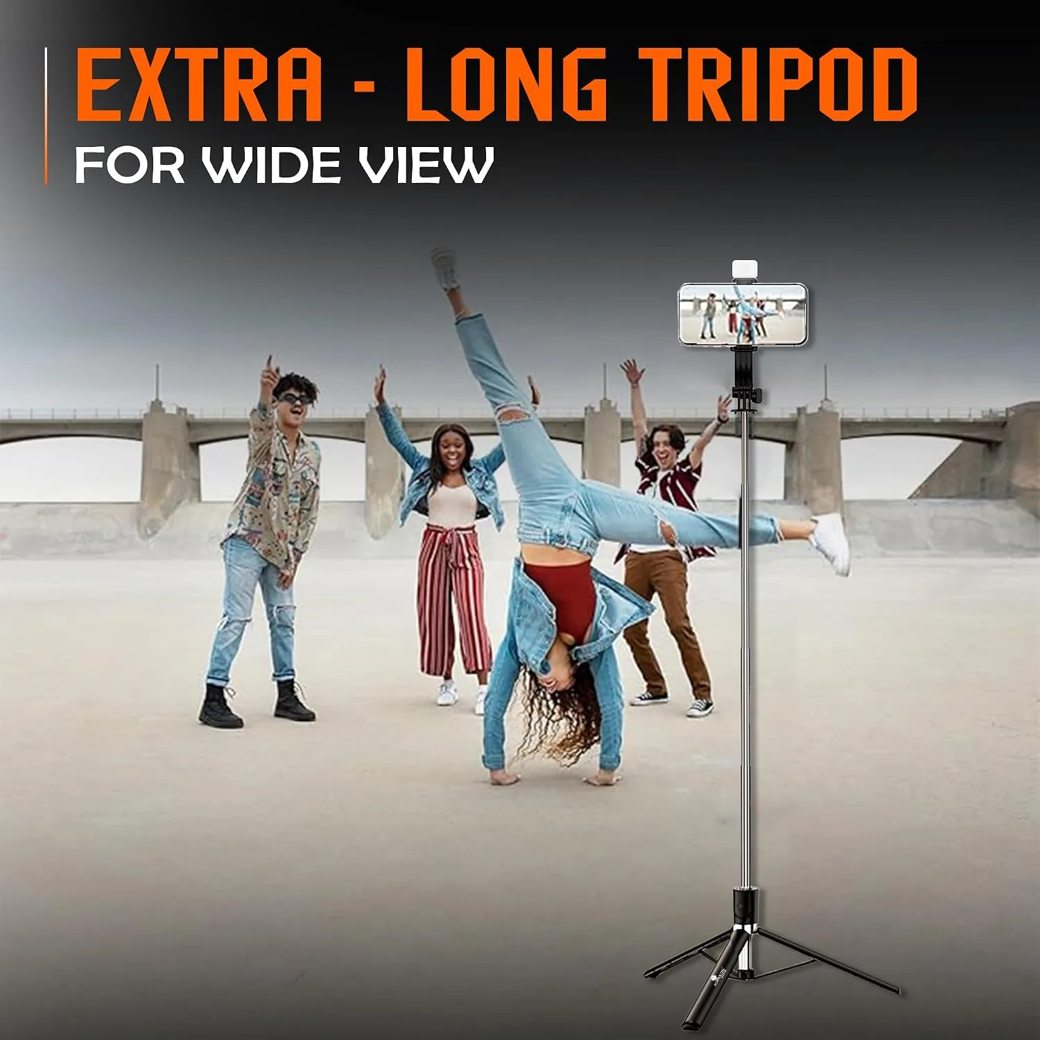 In-Depth Review: best travel selfie stick - Kratos K9 Selfie Stick Tripod With Light, 67 inch /170CM Reinforced Tripod for Mobile Phone, Multi-Functio 3 Kratos K9 Selfie Stick Tri - view 2