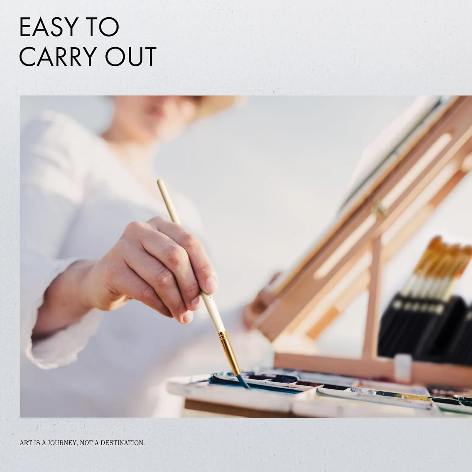 In-Depth Review: best oil paint set - ARTIFY 15 Pieces Paint Brush Set, Intermediate Series, Includes Pop-Up Carrying Case with Palette Knife and 2 Sp 8 ARTIFY 15 Pieces Paint Bru - view 7