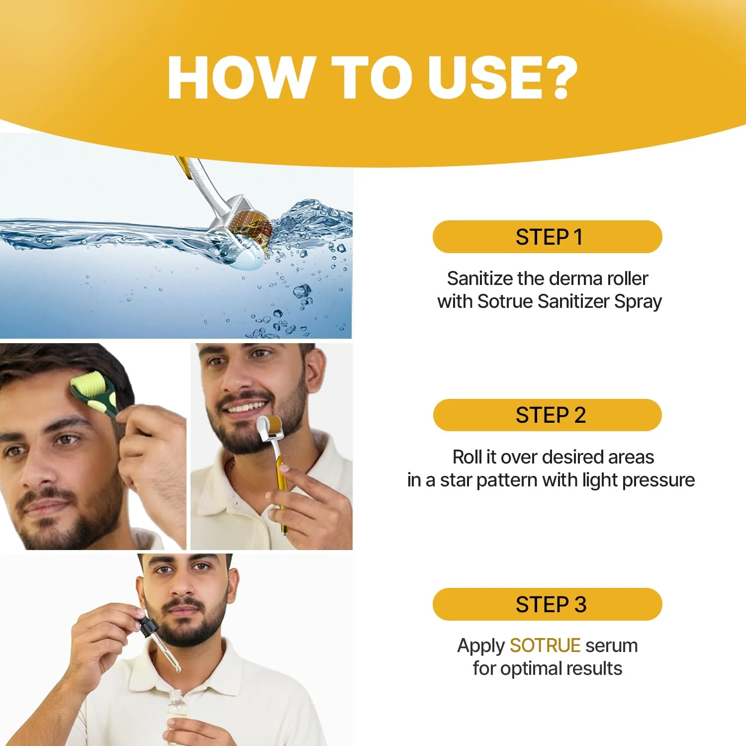 In-Depth Review: best derma roller - Sotrue Professional Derma Roller For Hair Growth 1 mm with 192 Stainless Steel Needles | Repairs Damaged Hair, Ac 7 Sotrue Professional Derma - view 6