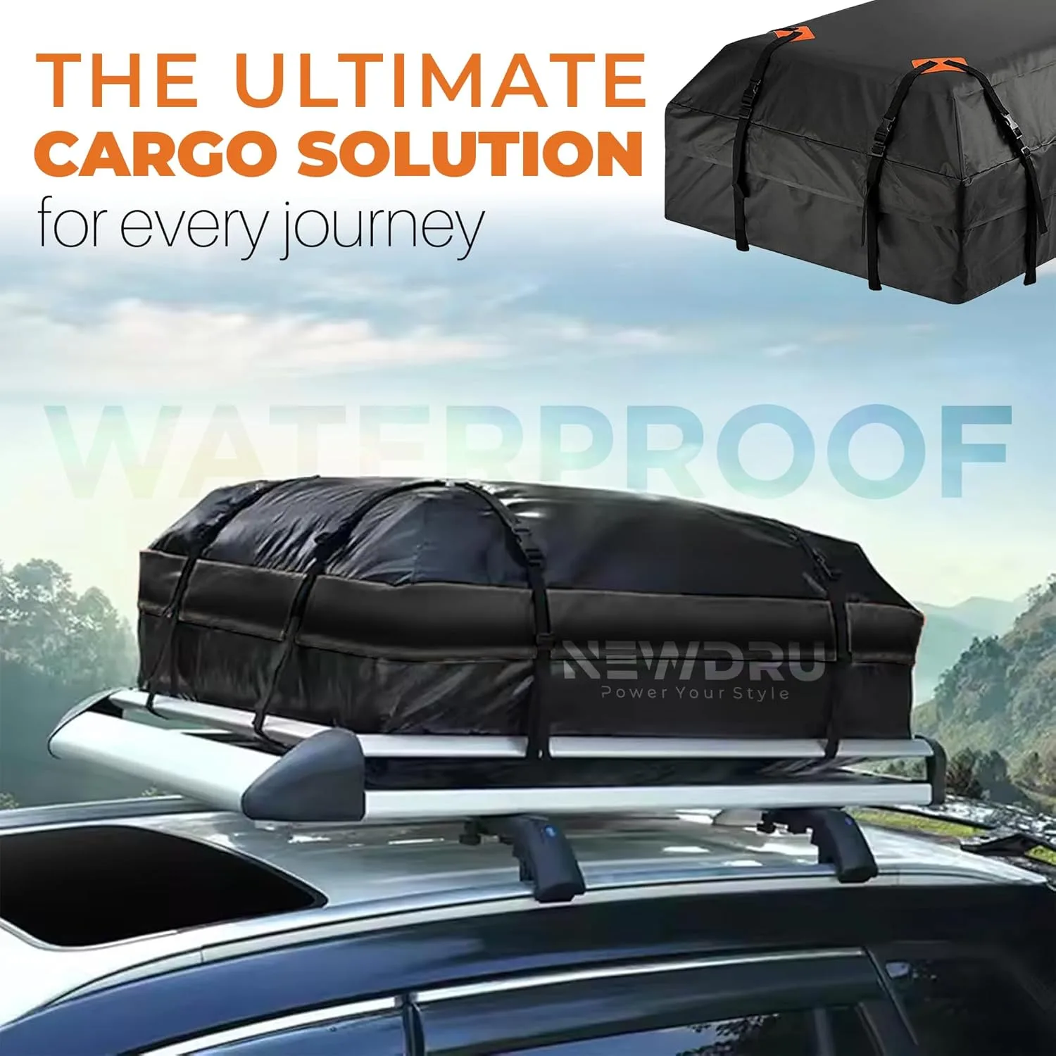 NEWDRU Durable Roof Top Ca - view 2