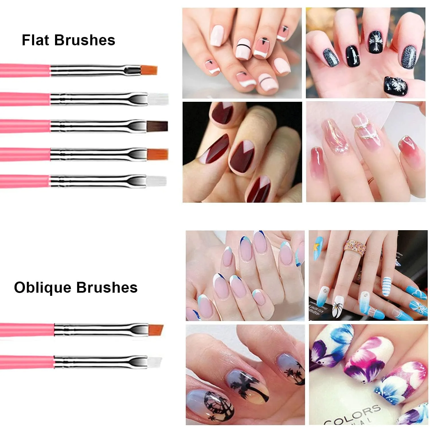 best nail art tools - 20 pcs Nail Art Brushes, Nail Art Desi 2 20 pcs Nail Art Brushe - view 2