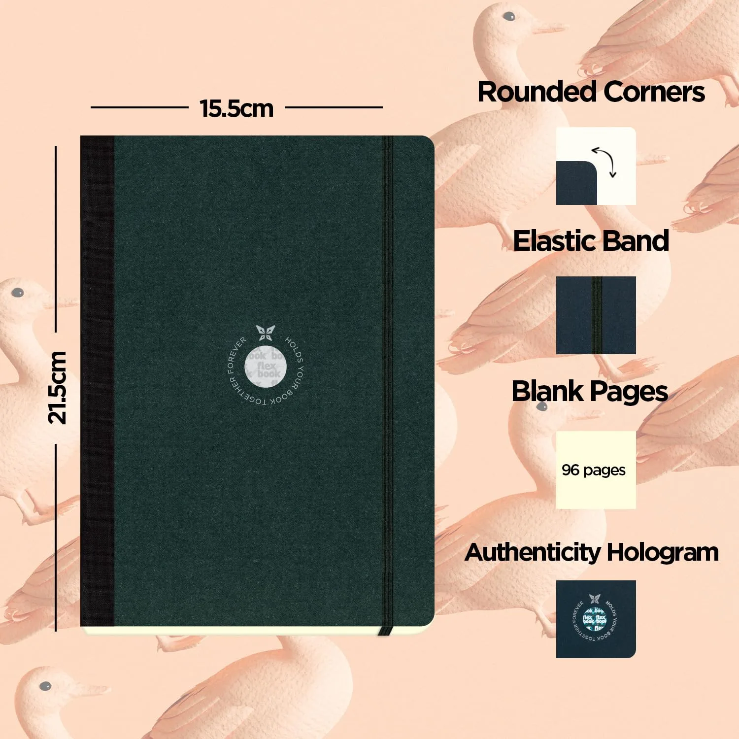 In-Depth Review: best sketch book - flexbook A5 Size Black Sketchbook 170gsm Special Quality Munken 96 Pages | 100% Flexible Lay Flat Premium High Qua 3 flexbook A5 Size Black Sketc - view 2