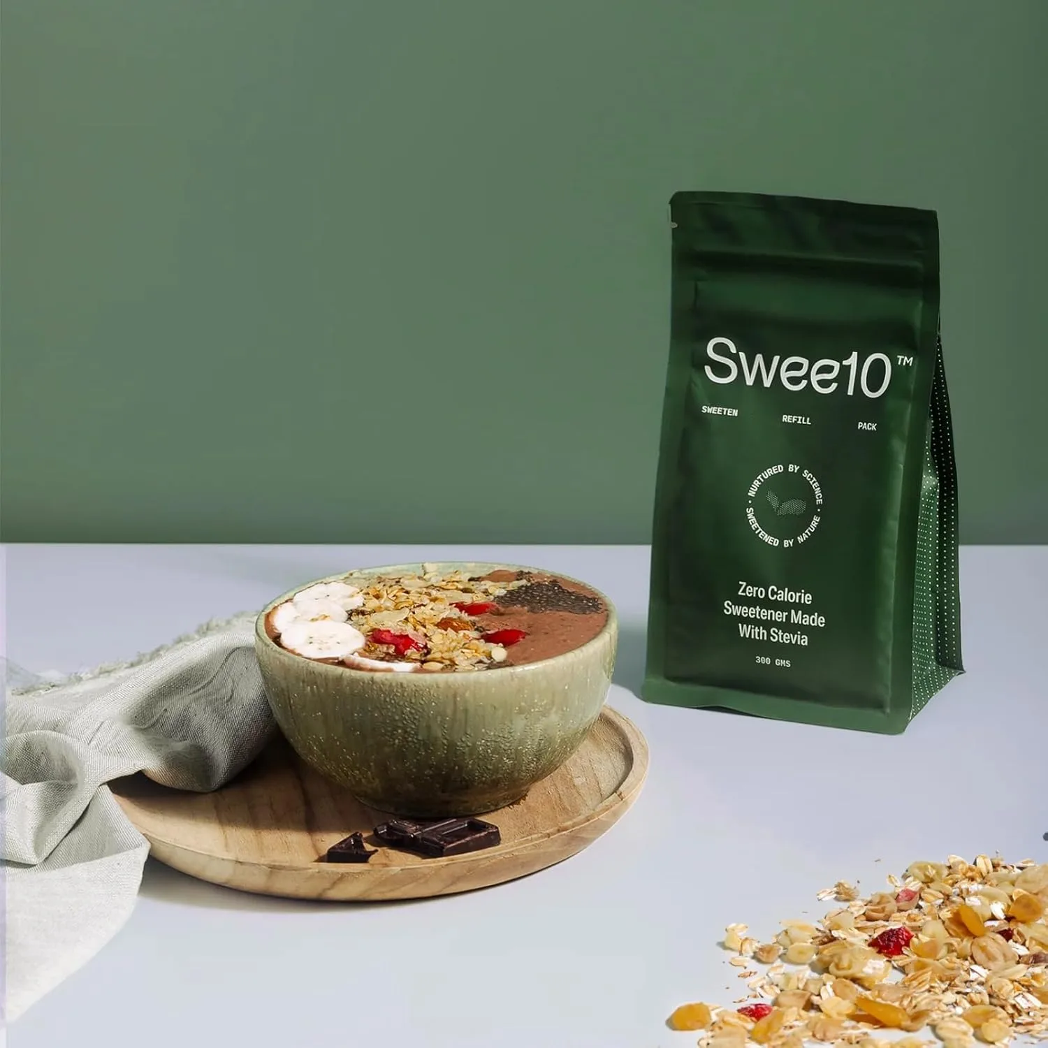 In-Depth Review: best sugar free sweetener - Swee10 Natural Stevia Sweetener Pouch 300g | Sugar Free | Plant Based | Zero Calorie Sugar Substitute | N 6 Swee10 Natural Stevia Swee - view 5