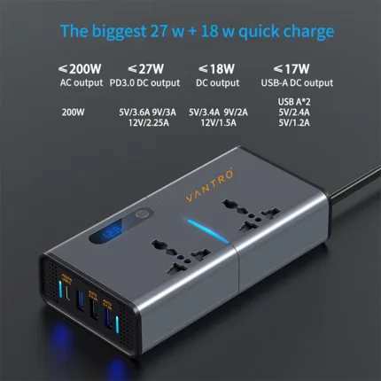 Vantro 200W Car Power Inve - view 2