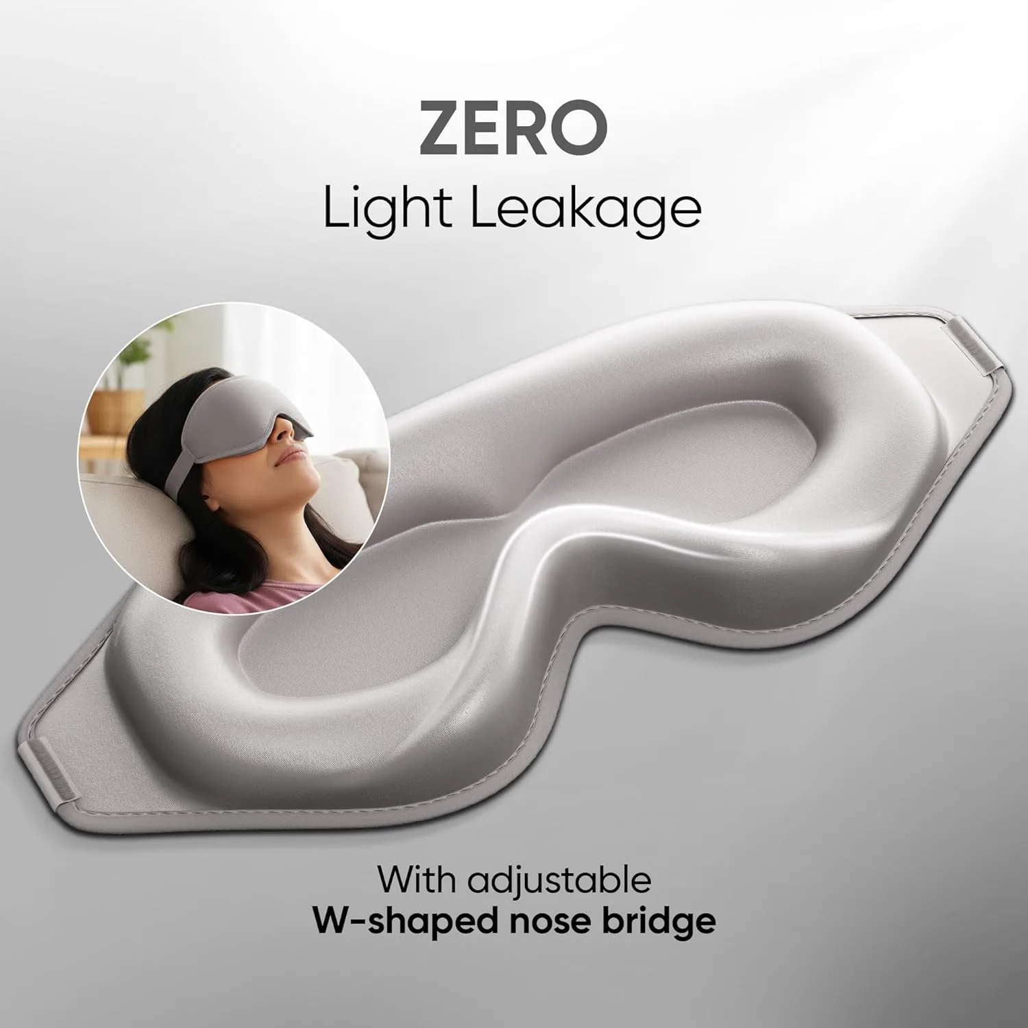 In-Depth Review: best eye mask for sleep - Frido 3D Eye Mask for Men & Women | 100% Blackout Sleep Mask | Zero Pressure Memory Foam for Eyelids & 6 Frido 3D Eye Mask for Men - view 5