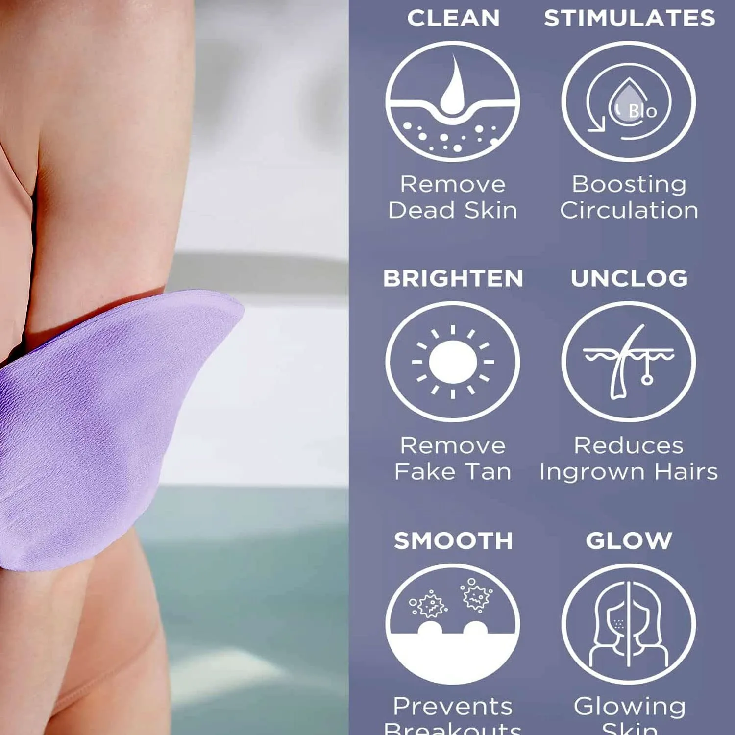 best body sponge exfoliating - WBC WORLDBEAUTYCARE Moroccan 5 WBC WORLDBEAUTYCARE Mor - view 5