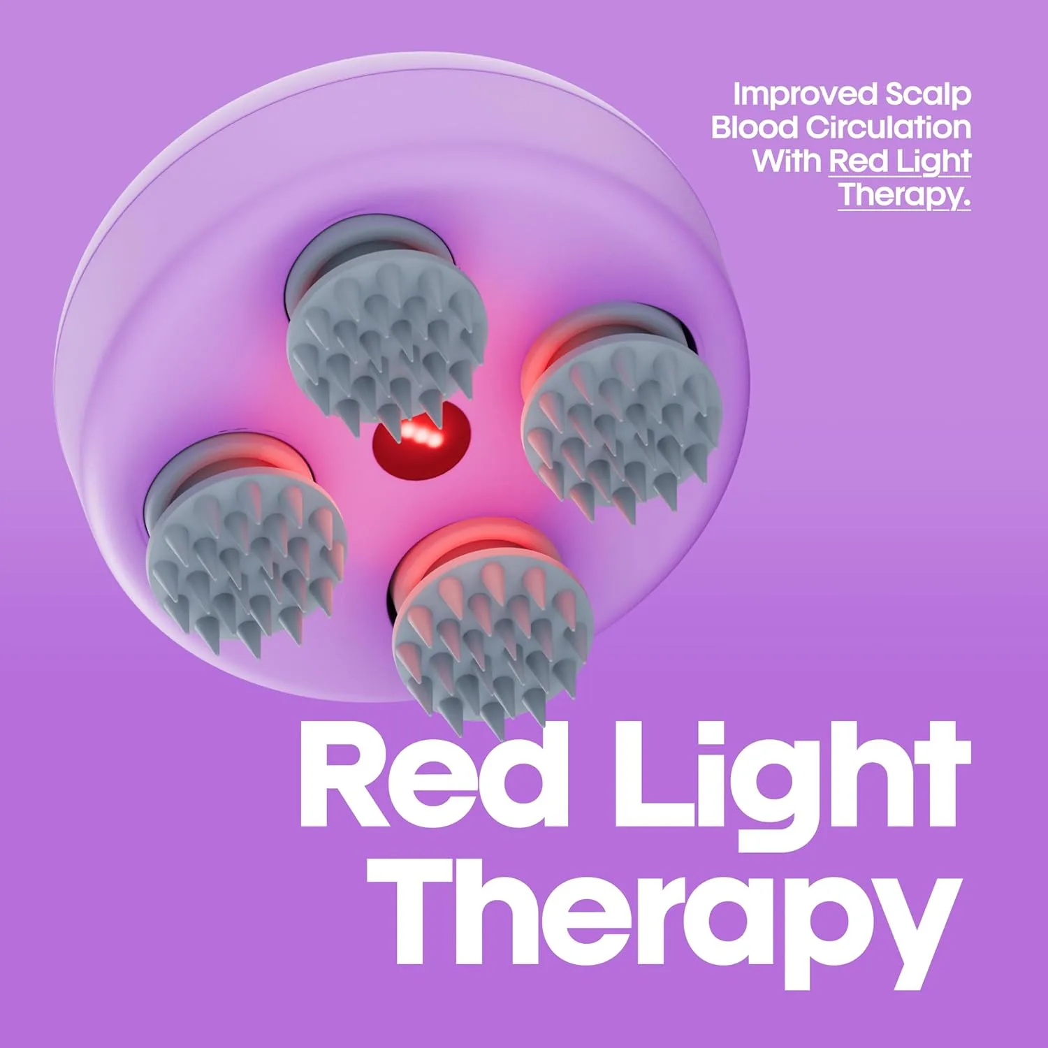 In-Depth Review: best scalp massager - Frizty Head Massager For Scalp | Hair Massager for Hair Growth | Head Massager | Red light for hair | 96 Silico 6 Frizty Head Massager For S - view 5