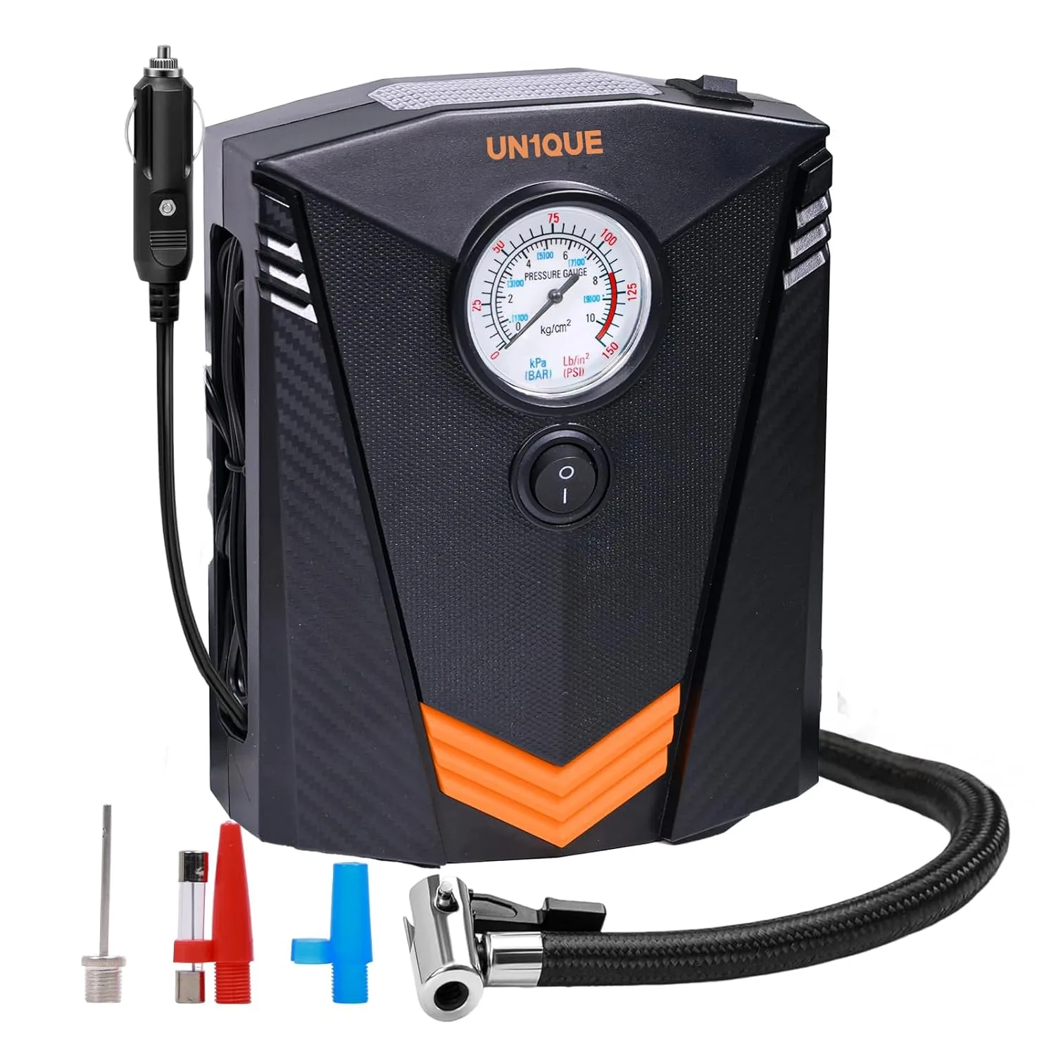 In-Depth Review: best car air compressor - UN1QUE Tyre Inflator for Car, 150PSI Car Air Pump, 12V DC Portable Air Compressor for Tyre, Fast Inflation 2 best car air compressor