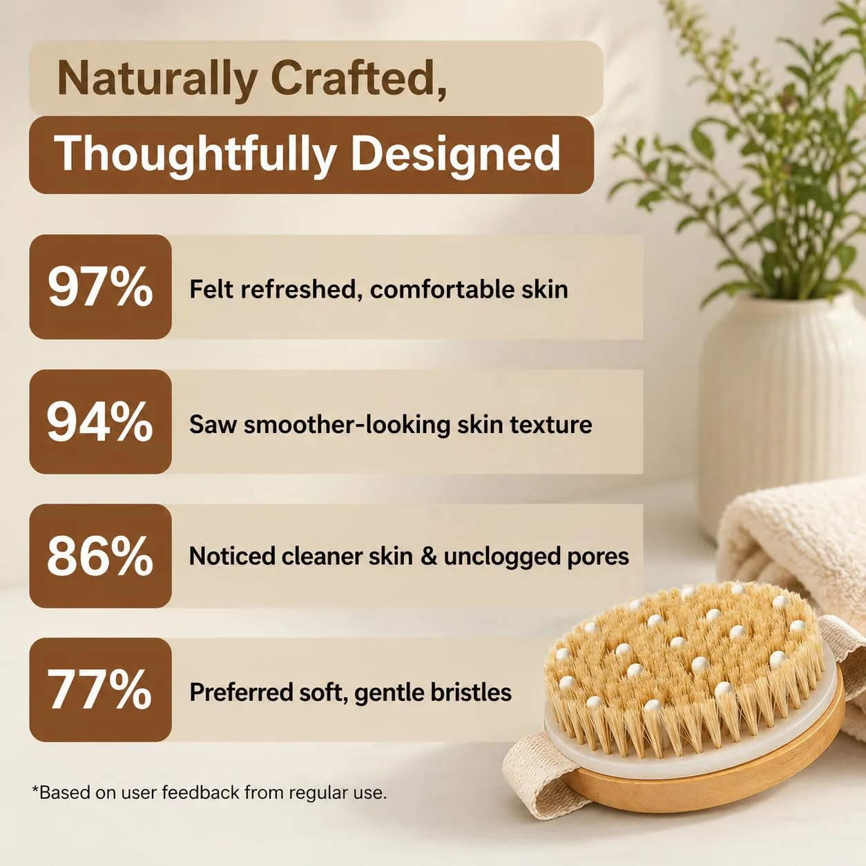 Premium Wooden Dry Brushing - view 2