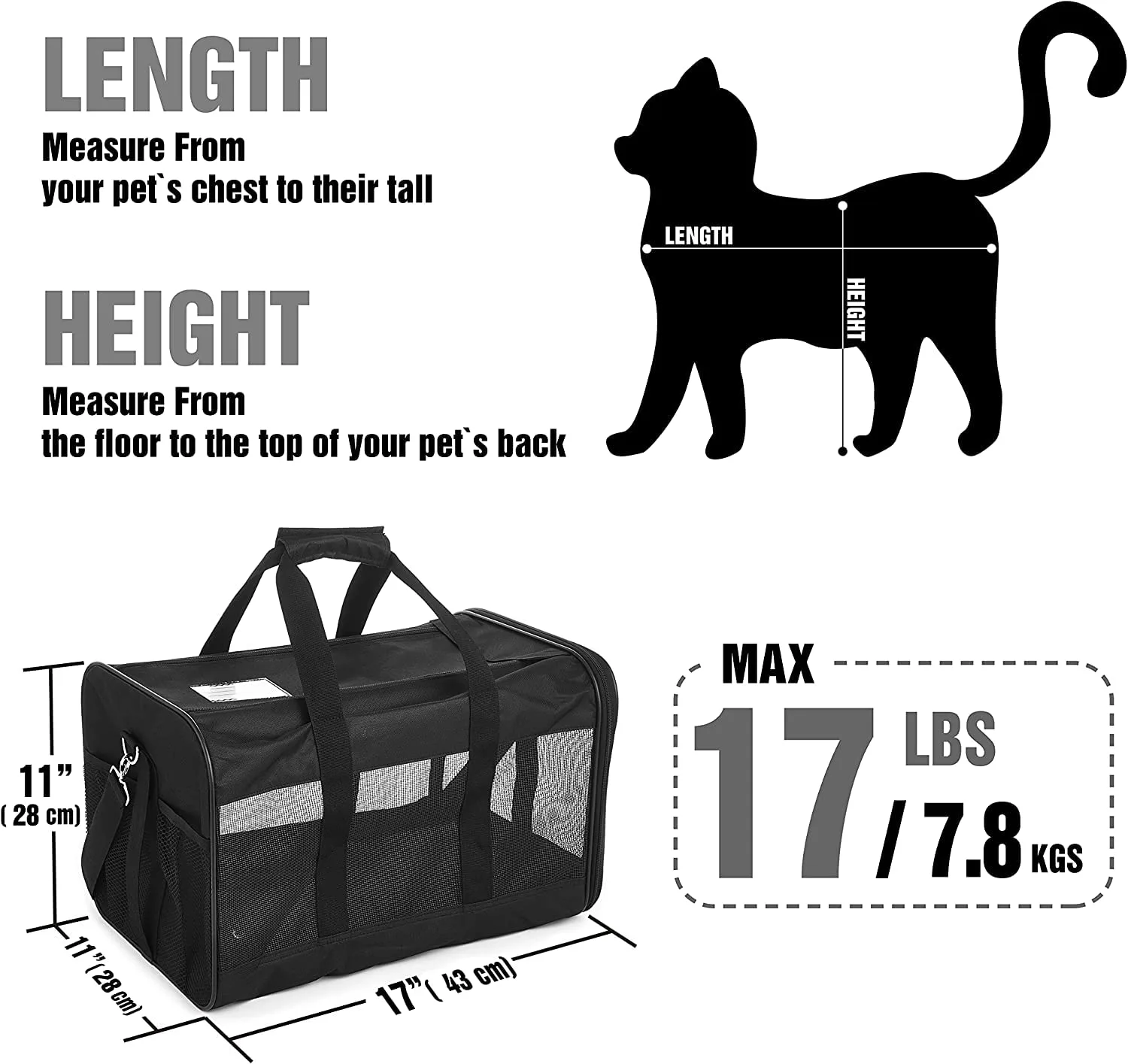 In-Depth Review: best pet carrier for travel - KIKA Pets SPRINGFRAME Carrier Dog Carrier Soft Sided Pet Travel Carrier for Cats, Small Dogs, Kittens o 3 KIKA Pets SPRINGFRAME Ca - view 2