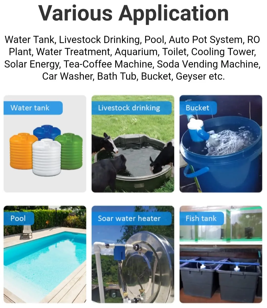 best water tank float valve - Automatic Water Level Control 3 Automatic Water Level Control - view 3