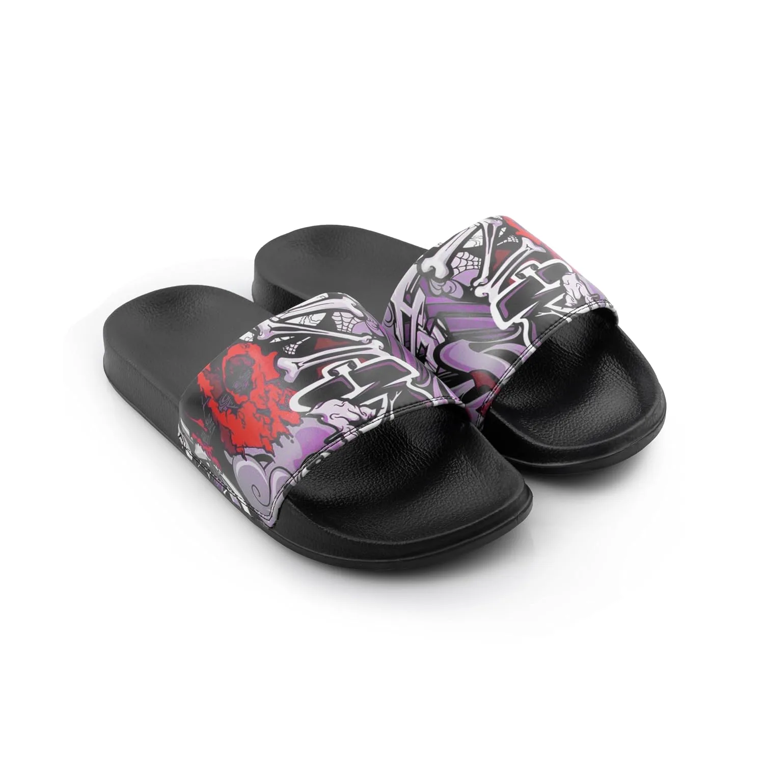 In-Depth Review: best travel sandals - ARVAN Mens Multicolour Graphic EVA Sliders | Lightweight Slip-On Slippers with Cushioned Sole | Casual Open-Toe 5 ARVAN Mens Multicolour Gr - view 4