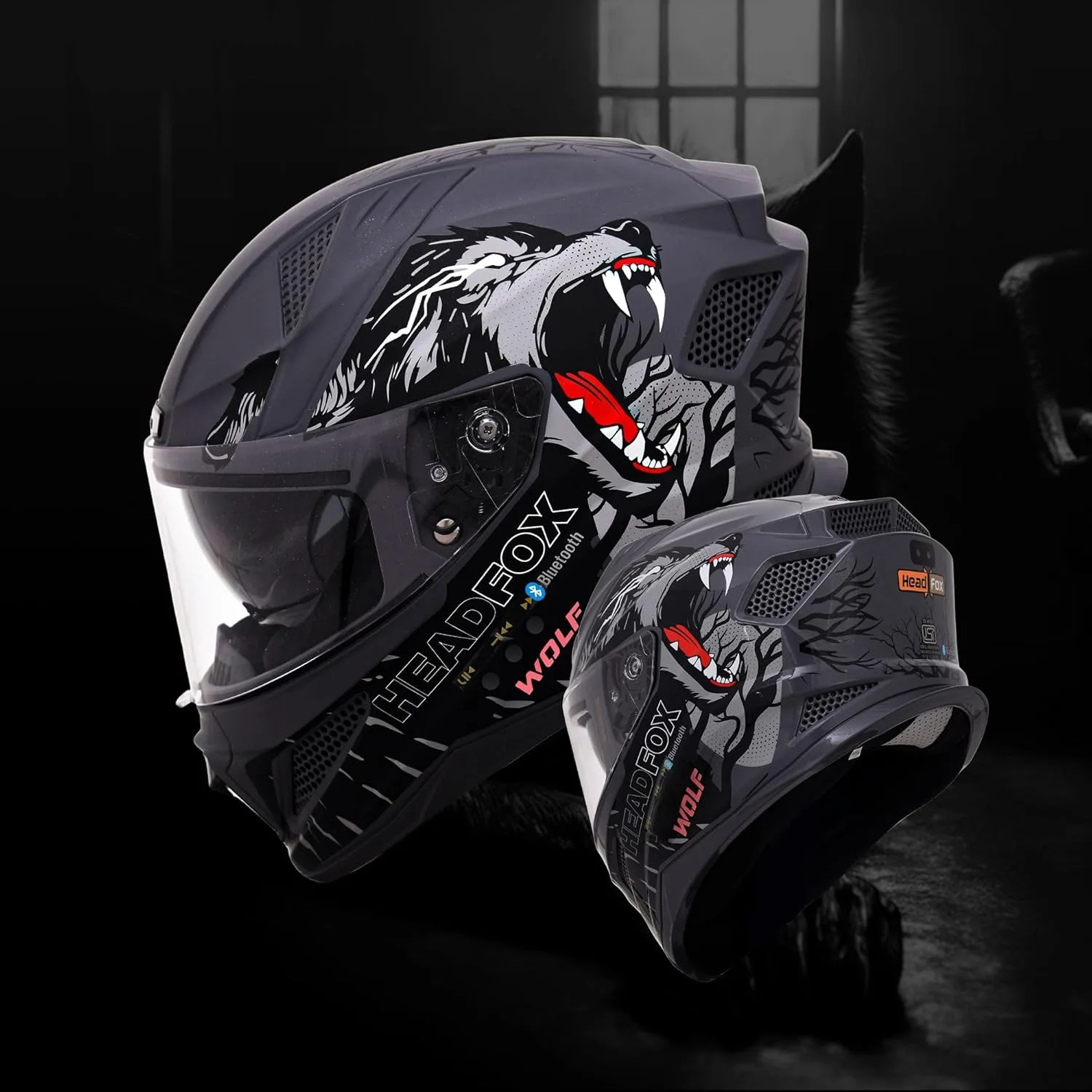 HEADFOX N2F Wolf Full Face - view 7