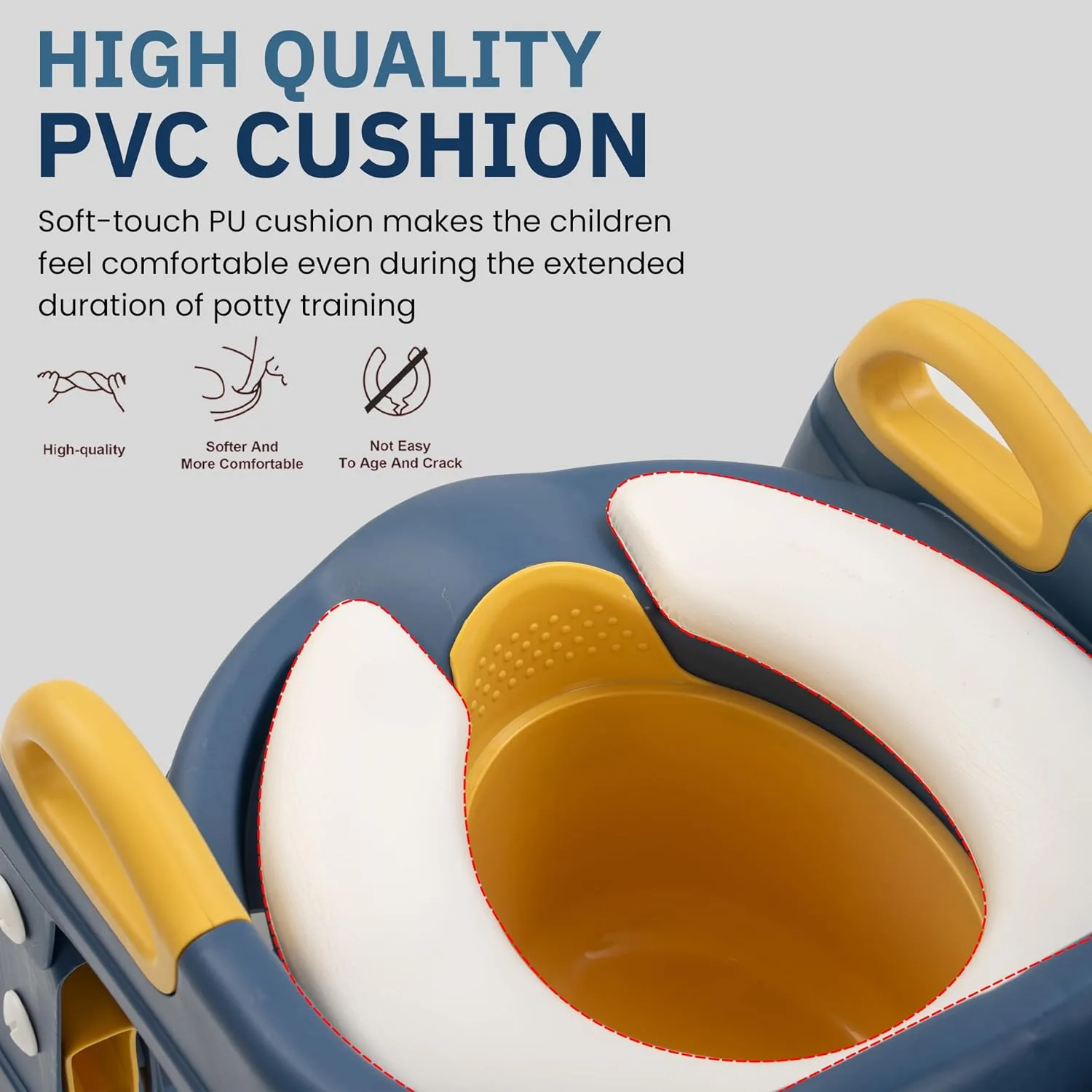 In-Depth Review: best travel potty seat - Baybee 3 IN 1 Vega Ladder Potty Seat for Kids | Foldable Baby Western Toilet Seat with Adjustable Height, Gr 7 Baybee 3 IN 1 Vega Ladder - view 6