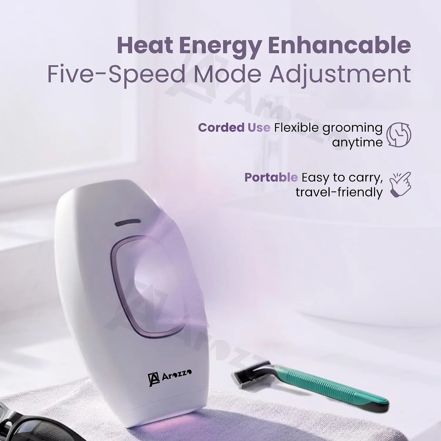 In-Depth Review: best ipl hair removal - IPL Hair Removal Handset for Women & Men – Painless Laser Machine for Permanent Hair Reduction on Face 7 IPL Hair Removal Handse - view 6