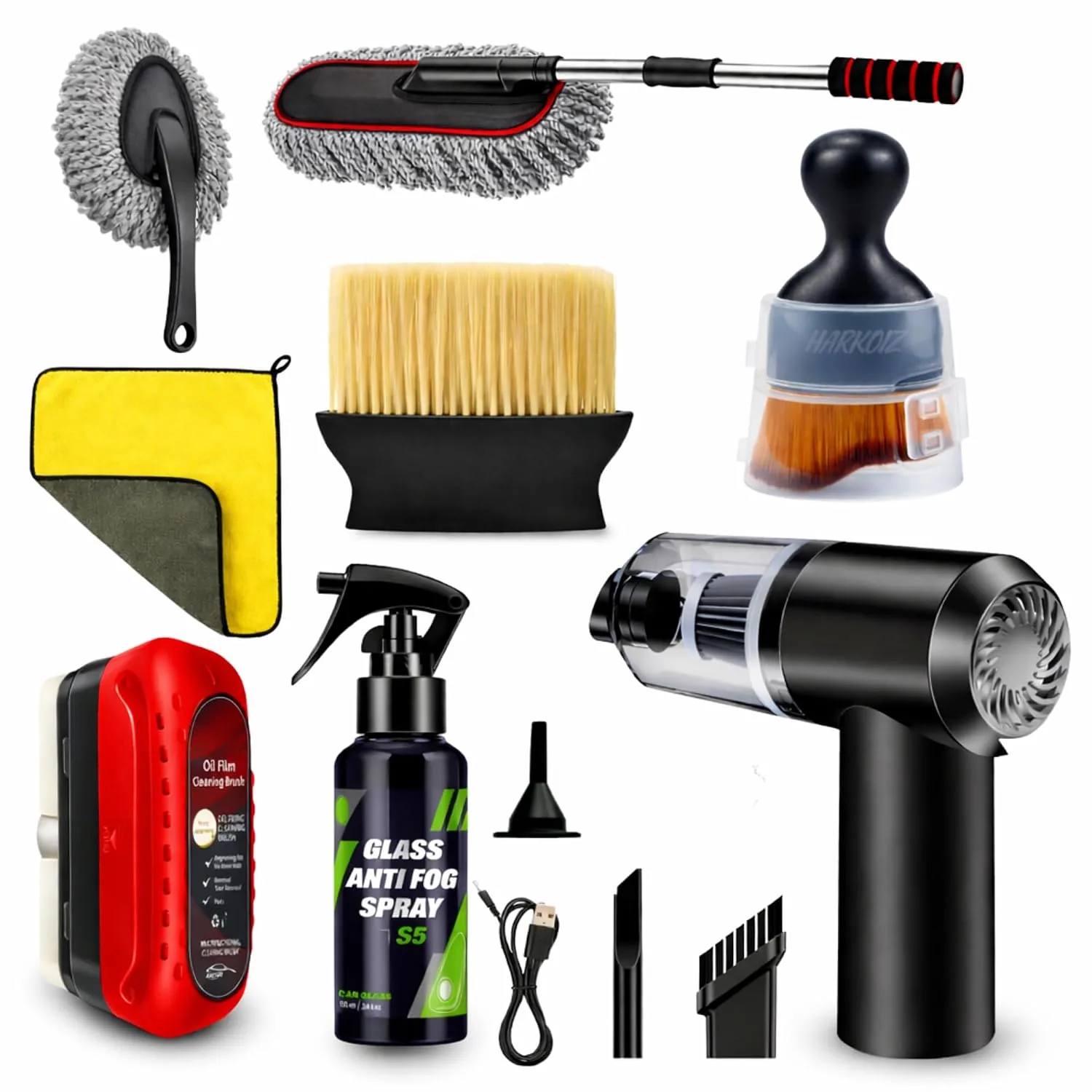 best bike cleaning kit – 8 Pcs Car Combo Kit Cleaning Kit Co