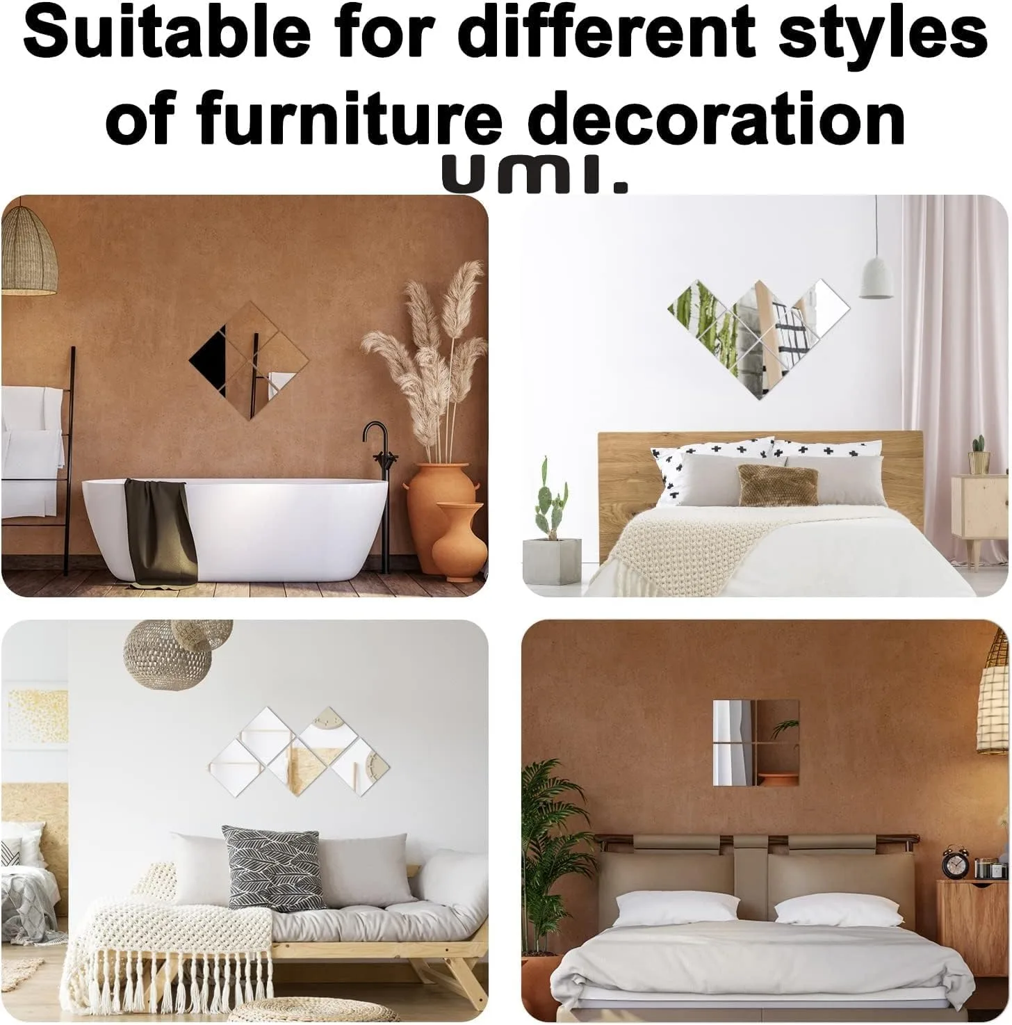 In-Depth Review: best sticker sheets decorative - 4pc Pack A4 Size Self Adhesive Acrylic Silver Mirror Finish Decorative Flexible Sheets Wall Stickers 4 4pc Pack A4 Size Self A - view 3