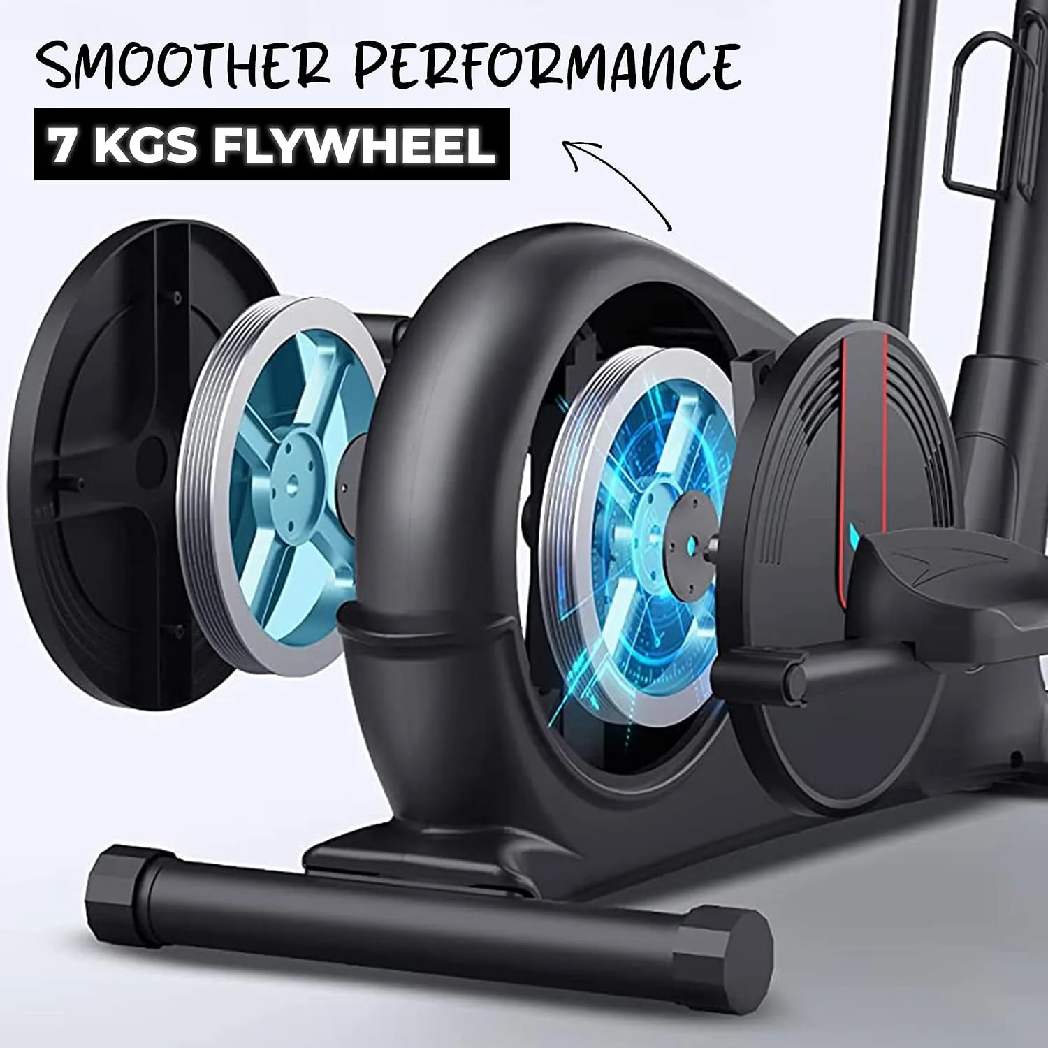 In-Depth Review: best elliptical machine home - Durafit91™ Powerstride Elliptical Cross Trainer |7 Kg Flywheel | Max User Weight 130 Kg | 8 Levels M 9 best elliptical machine home view 7