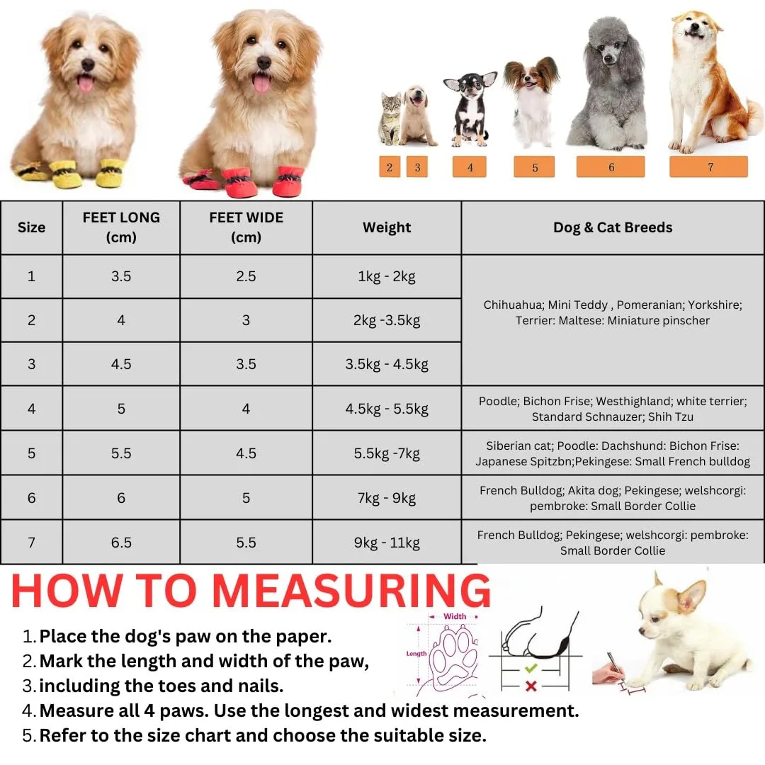 In-Depth Review: best dog booties shoes - KUTKUT Small Dog Boots Paw Protector | Pack of 4Pcs Upgraded Anti-Slip Dog Shoes with Reflective Straps for 4 KUTKUT Small Dog Boots Paw - view 3
