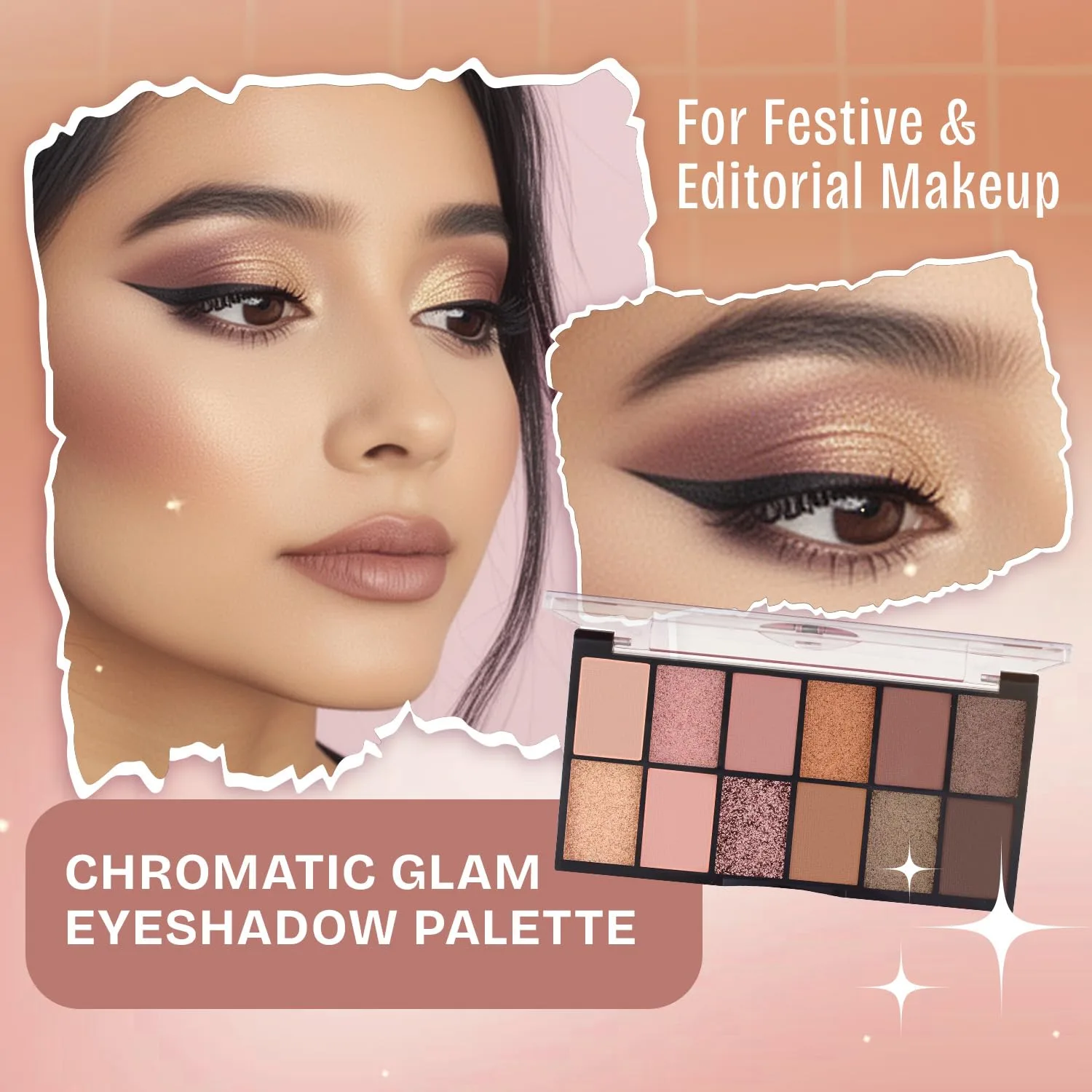 In-Depth Review: best eyeshadow palette - MARS 12 Shades Dance of Joy Eyeshadow Palette | Highly Pigmented and Blendable | Multicolor | Matte and Shim 3 MARS 12 Shades Dance of - view 2