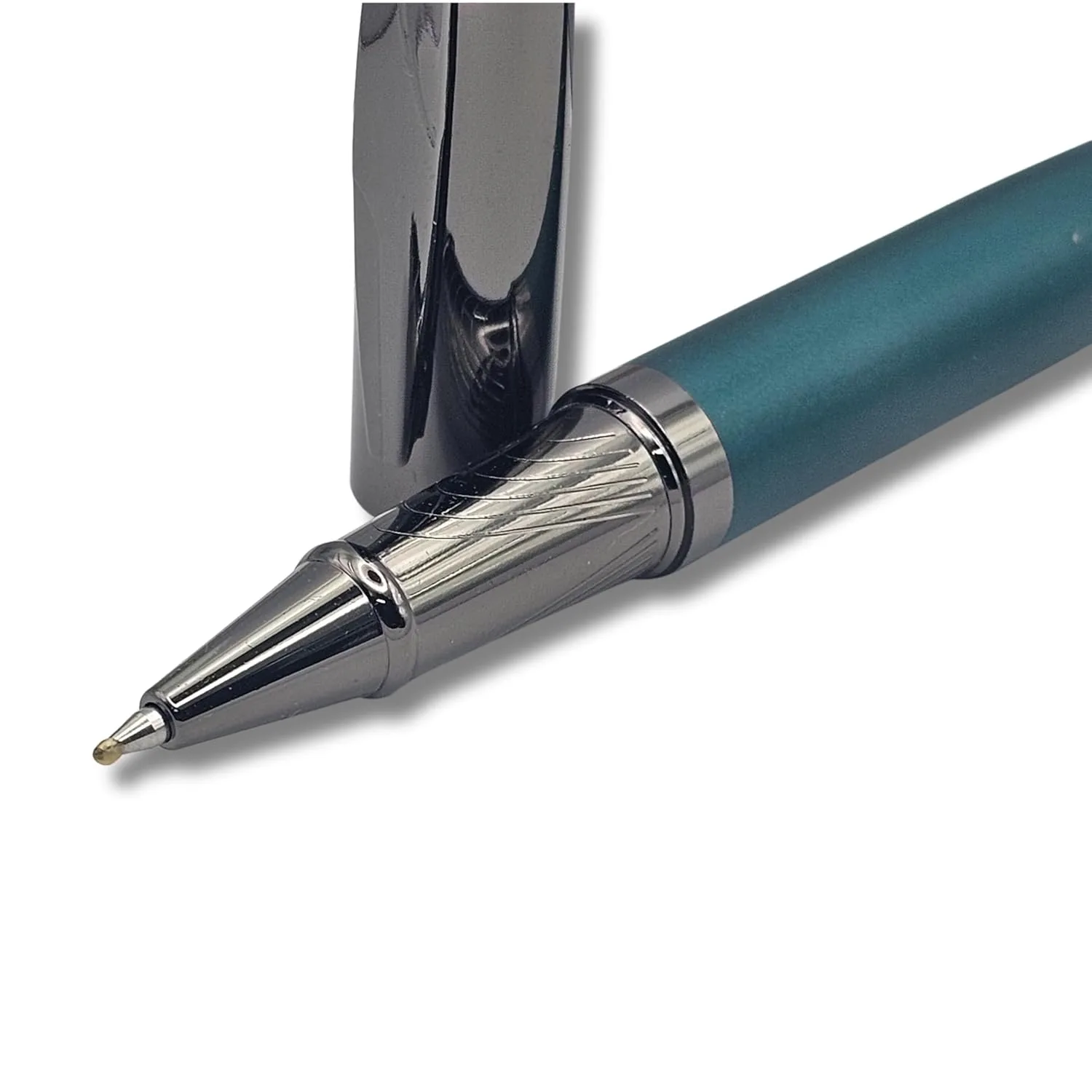 In-Depth Review: best calligraphy pen set - Venti Gun Metal Roller Ball Pen| Green Body Color | Ink Color – Black | Novel Gifts For Professional 4 Venti Gun Metal Roller Ba - view 3
