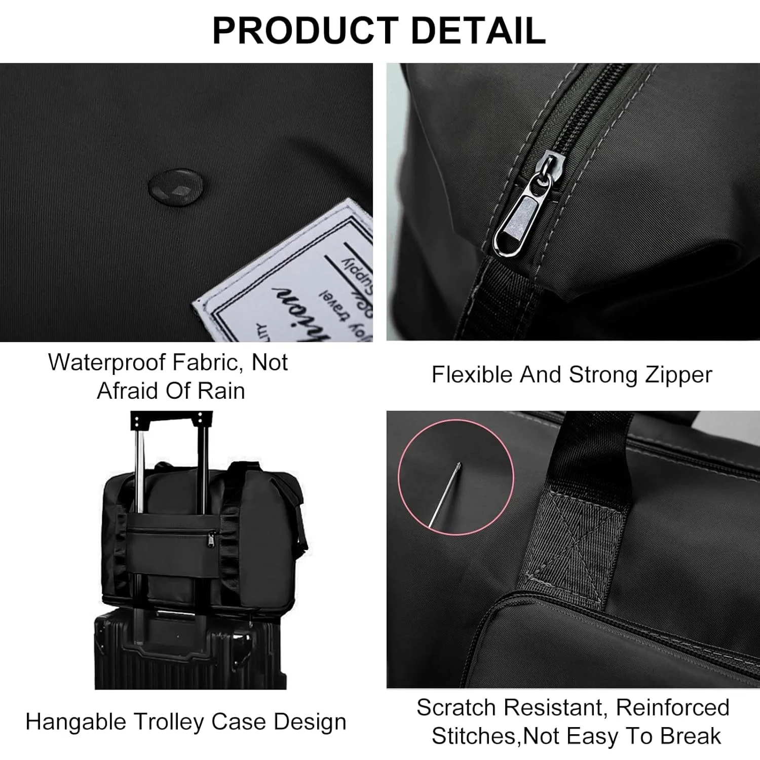 best travel wet dry bag - Large Capacity Folding Travel Tote 3 Large Capacity Folding Tr - view 3
